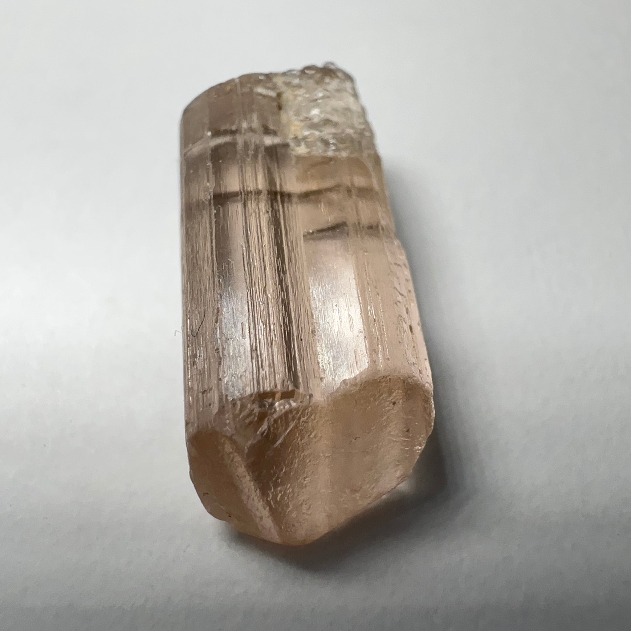 Very Rare, Peach Pink Scapolite, 10.19ct, Tanzania, Untreated Unheated, VVS-IF (flawless)