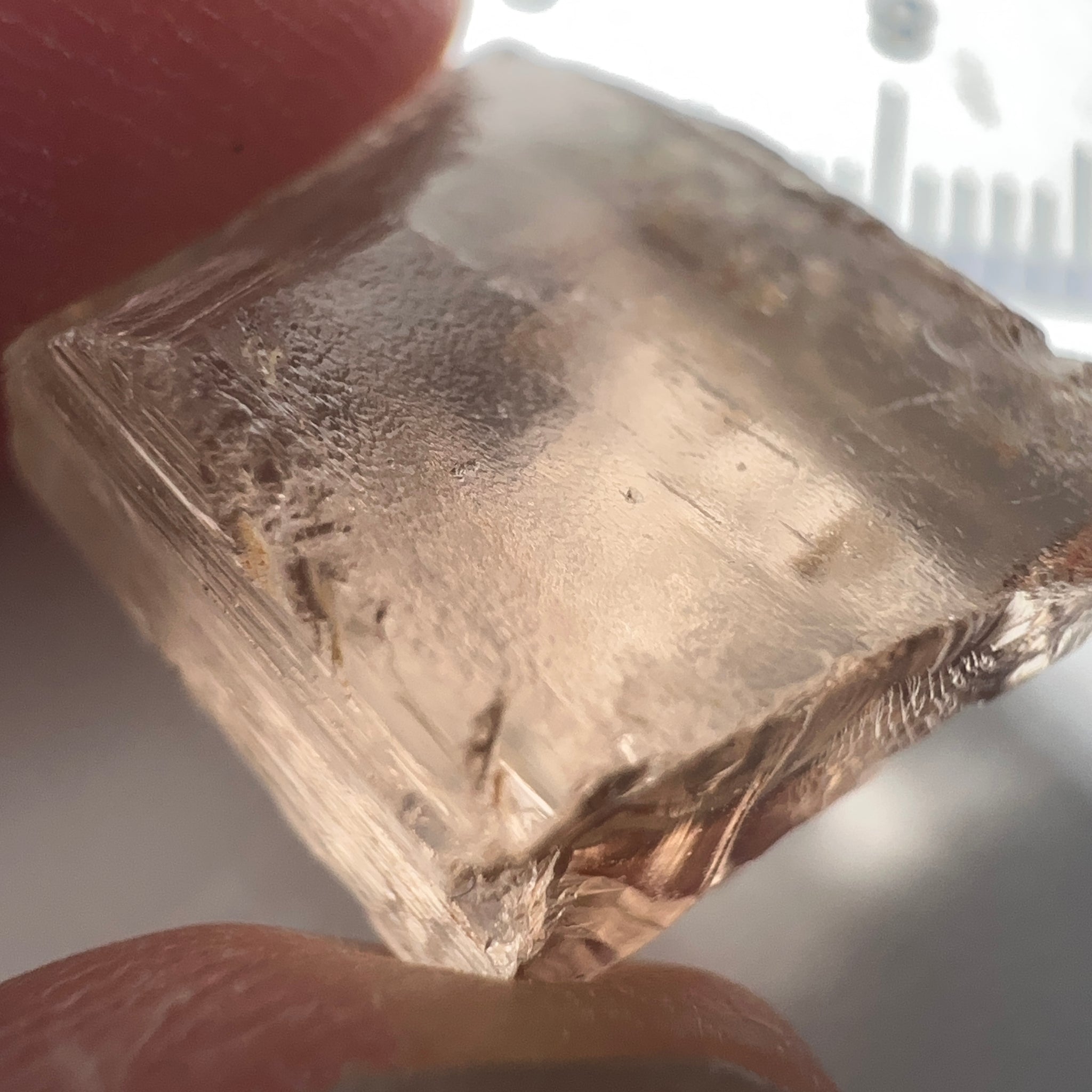 Peach Pink Scapolite, 21.31ct, Very Rare, Tanzania, Untreated Unheated, VVS-IF (flawless)