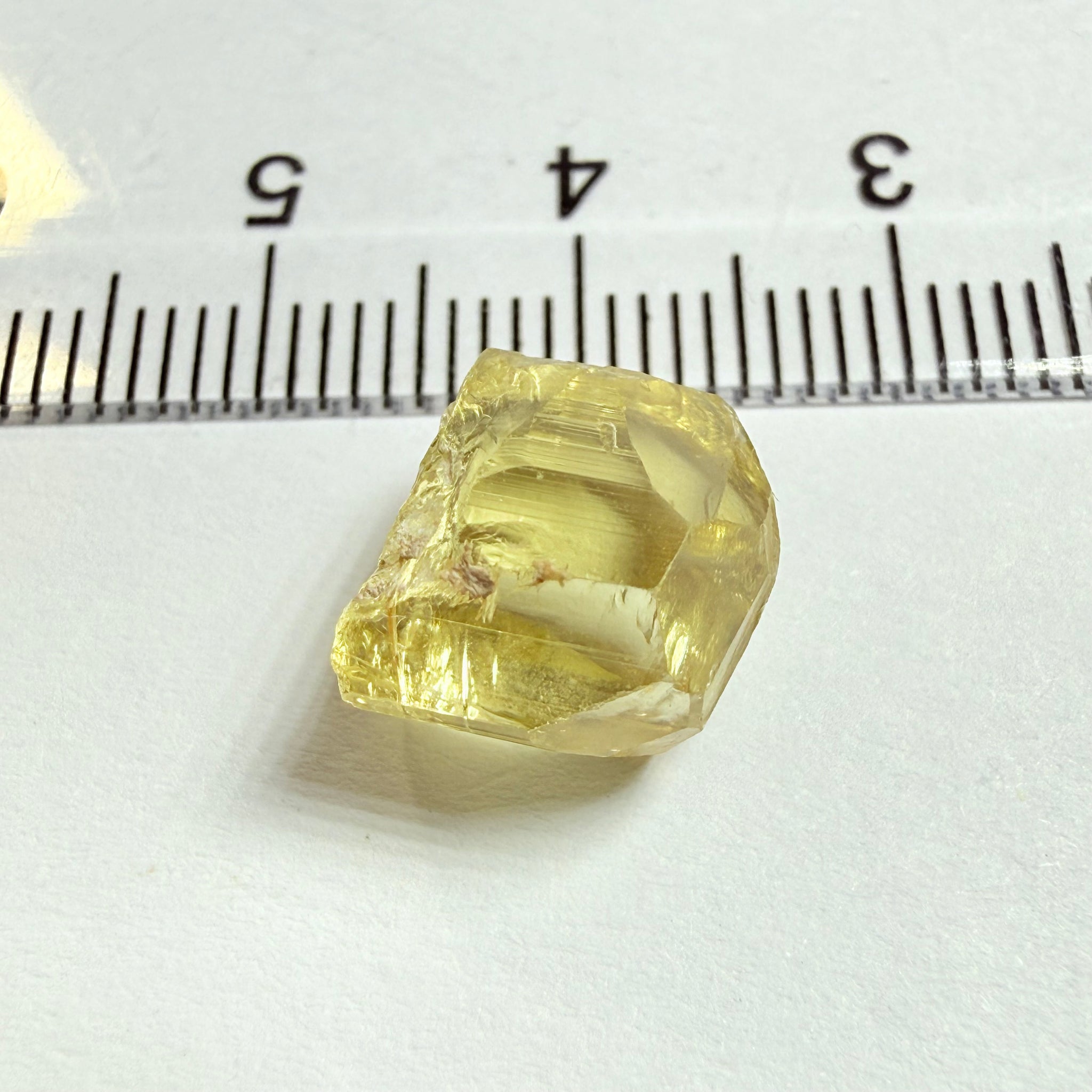 Yellow Tourmaline Crystal, 8.66ct, Tanzania, Untreated Unheated. vvs-if