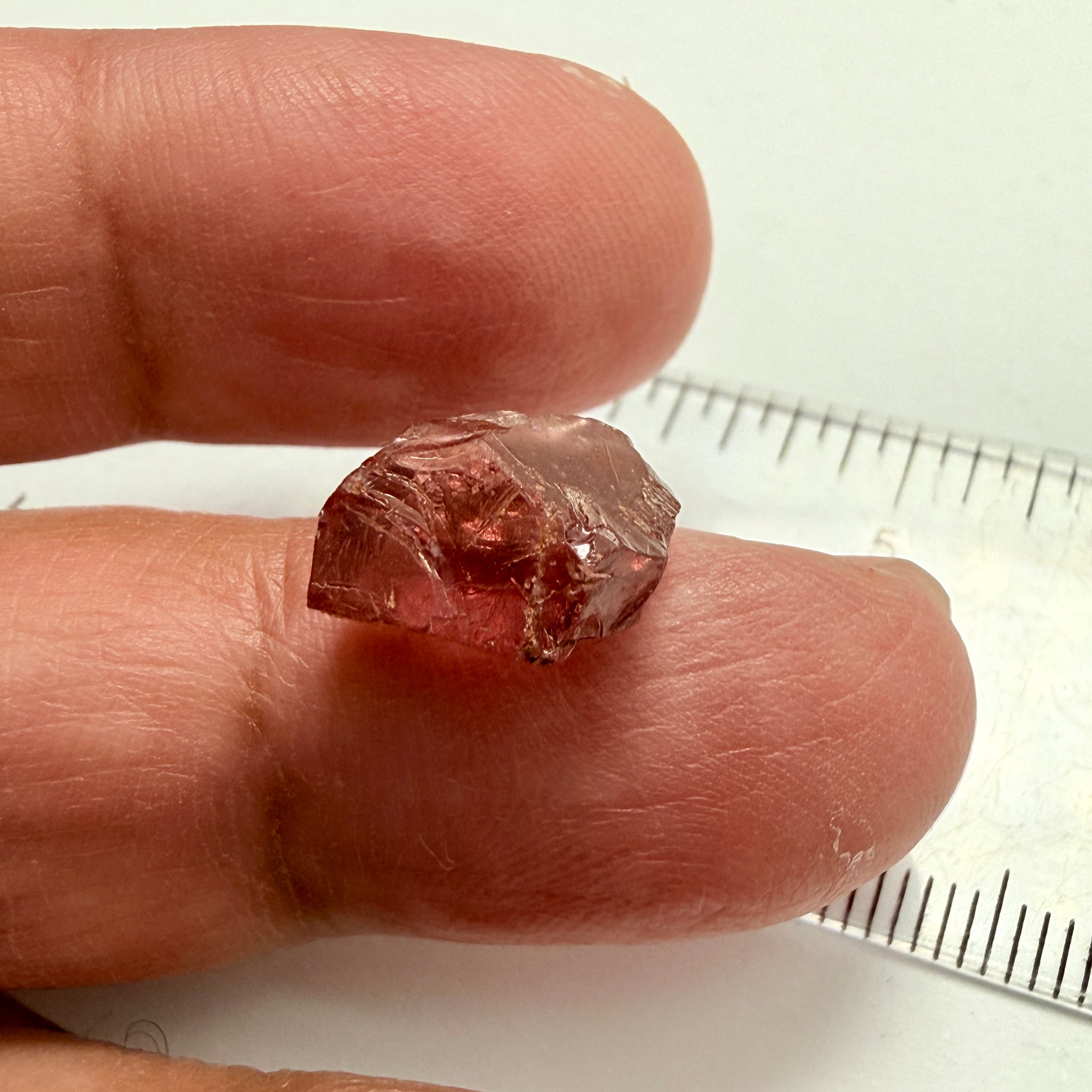 Umba Garnet, 6.90ct, Umba Valley, Tanzania, Untreated Unheated, vvs-if but flattish shape, see side pictures