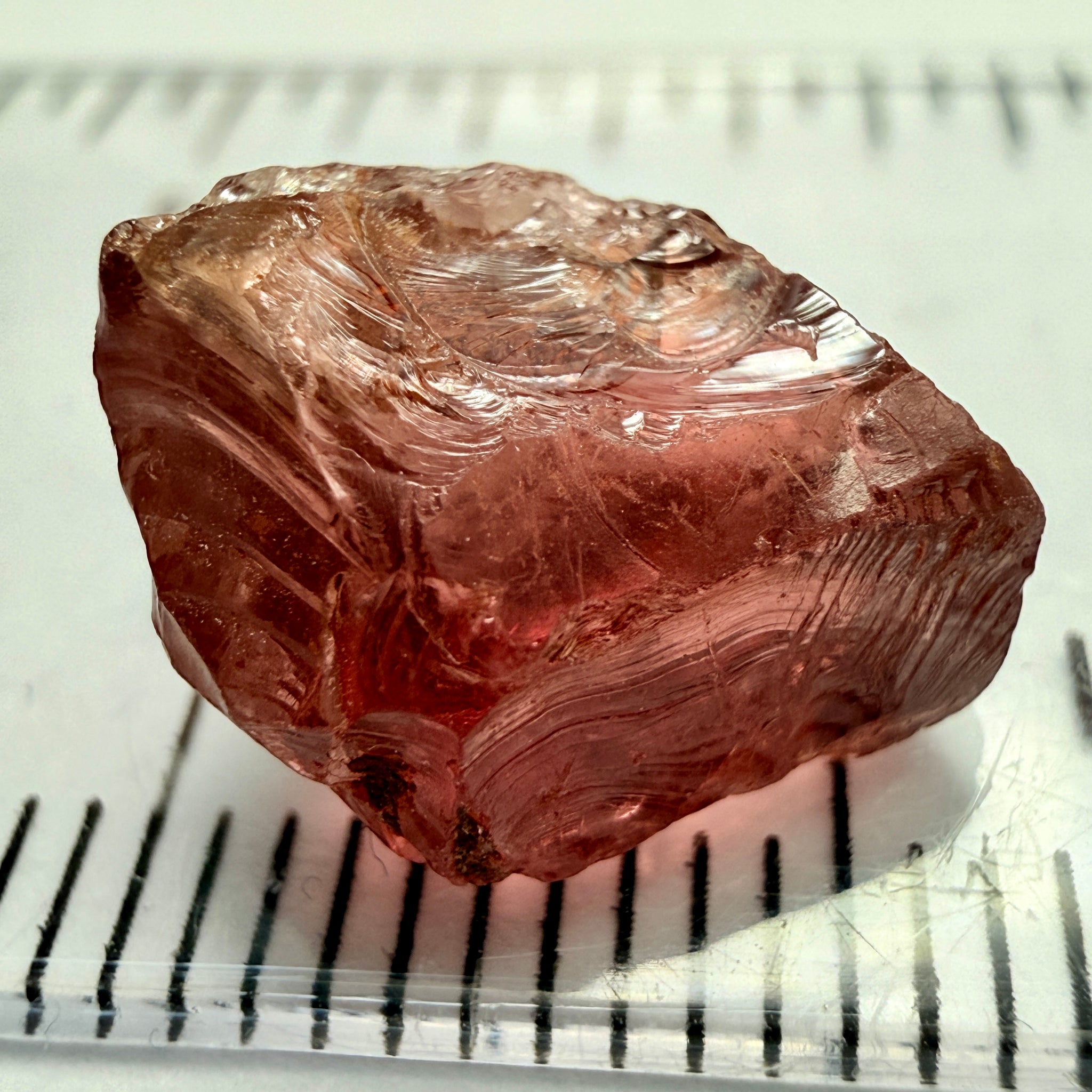 Umba Garnet, 6.90ct, Umba Valley, Tanzania, Untreated Unheated, vvs-if but flattish shape, see side pictures
