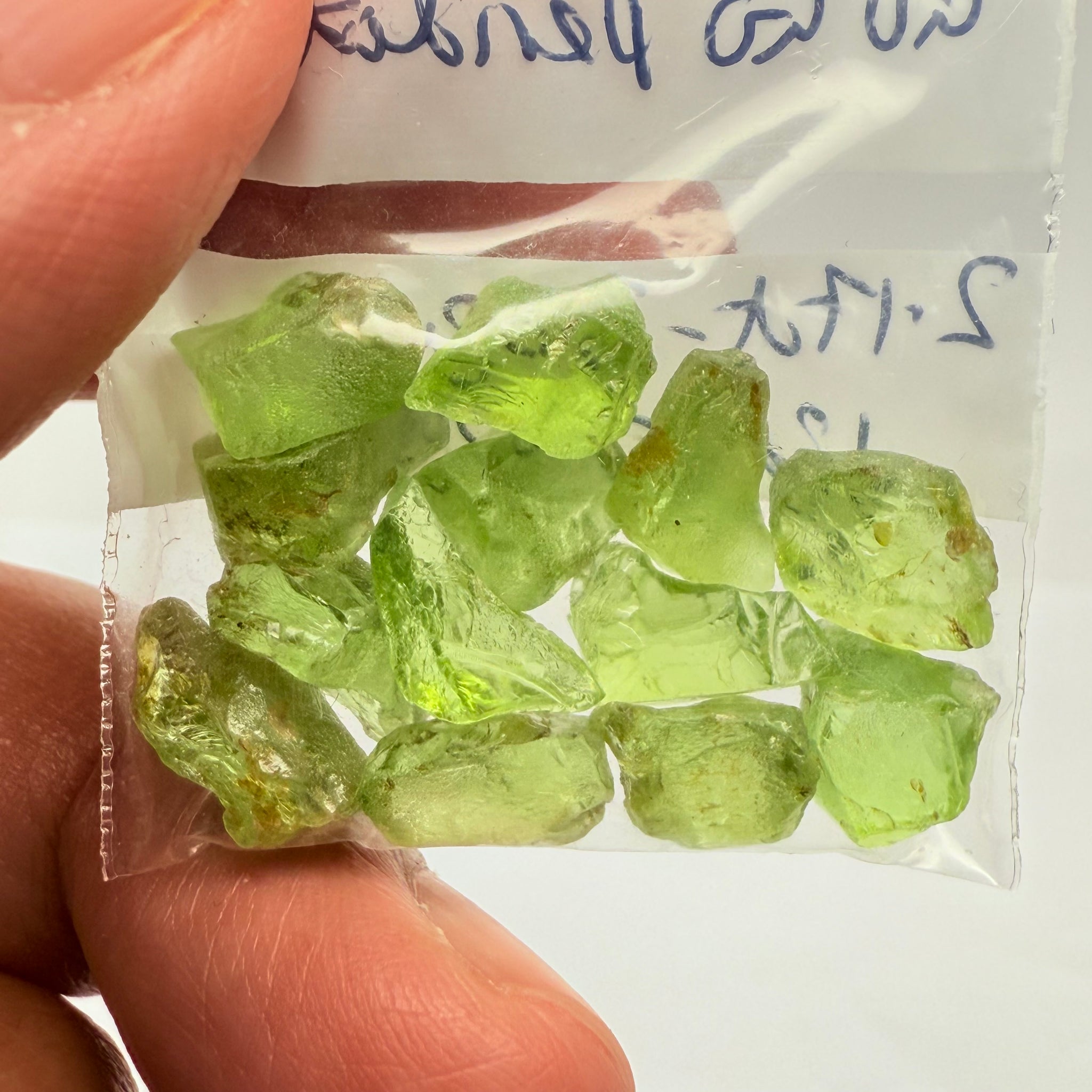 GoGo Peridot Lot, 33.37ct, Mined by the Wa GoGo tribe in Tanzania, Untreated Unheated, Bright Apple Green, 2.17ct-3.02ct, 13pcs, vvs-if