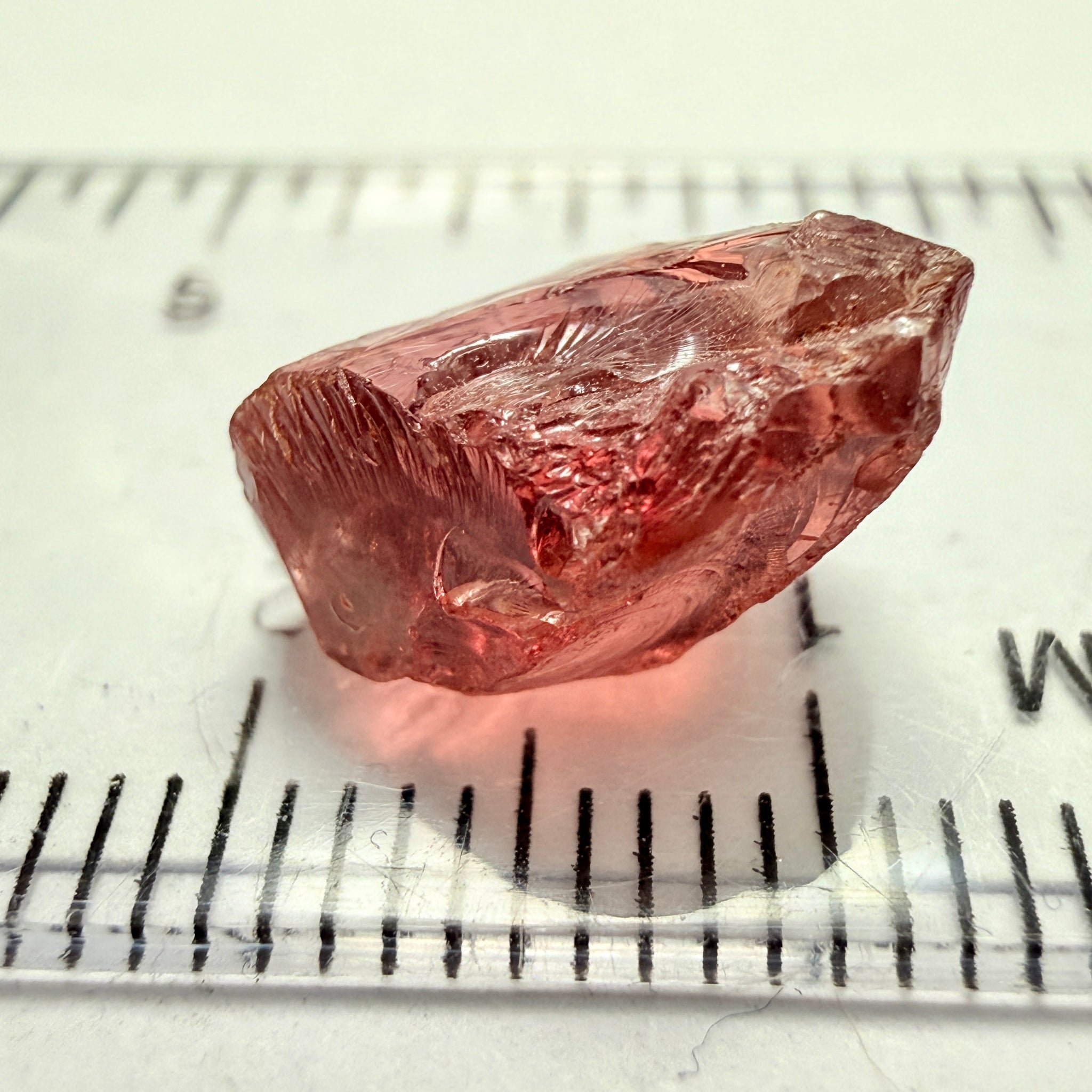 Umba Garnet, 6.90ct, Umba Valley, Tanzania, Untreated Unheated, vvs-if but flattish shape, see side pictures