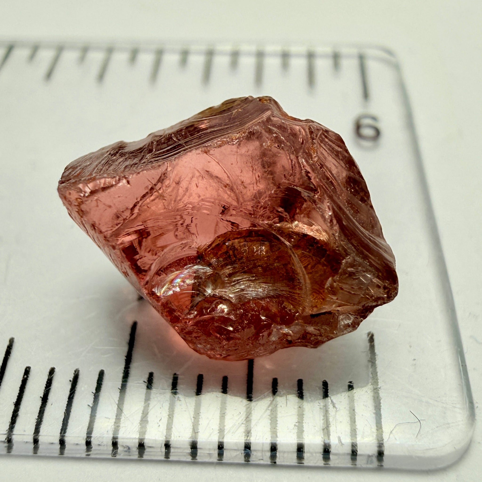 Umba Garnet, 6.90ct, Umba Valley, Tanzania, Untreated Unheated, vvs-if but flattish shape, see side pictures
