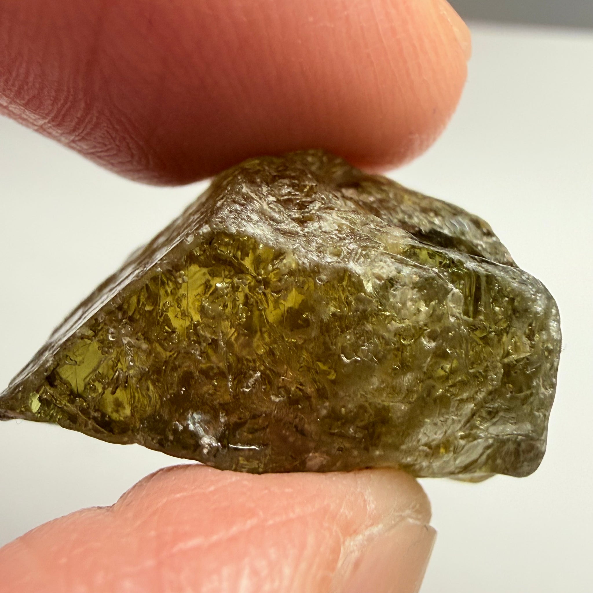Umba Sapphire, 42.25ct, Umba, Tanzania, Untreated Unheated, cab grade rough, spotty inside, see the backlit photos