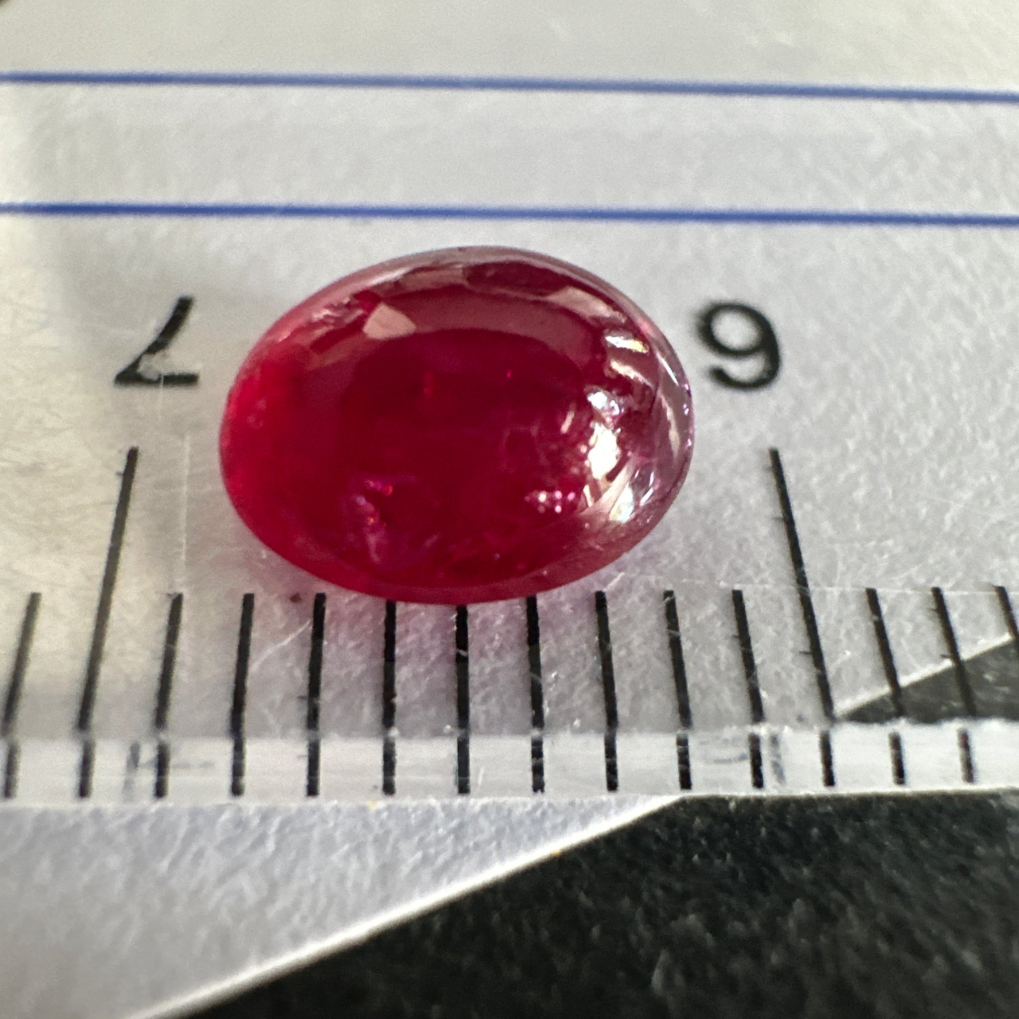 Ruby, 1.23ct, Tanzania. Untreated Unheated
