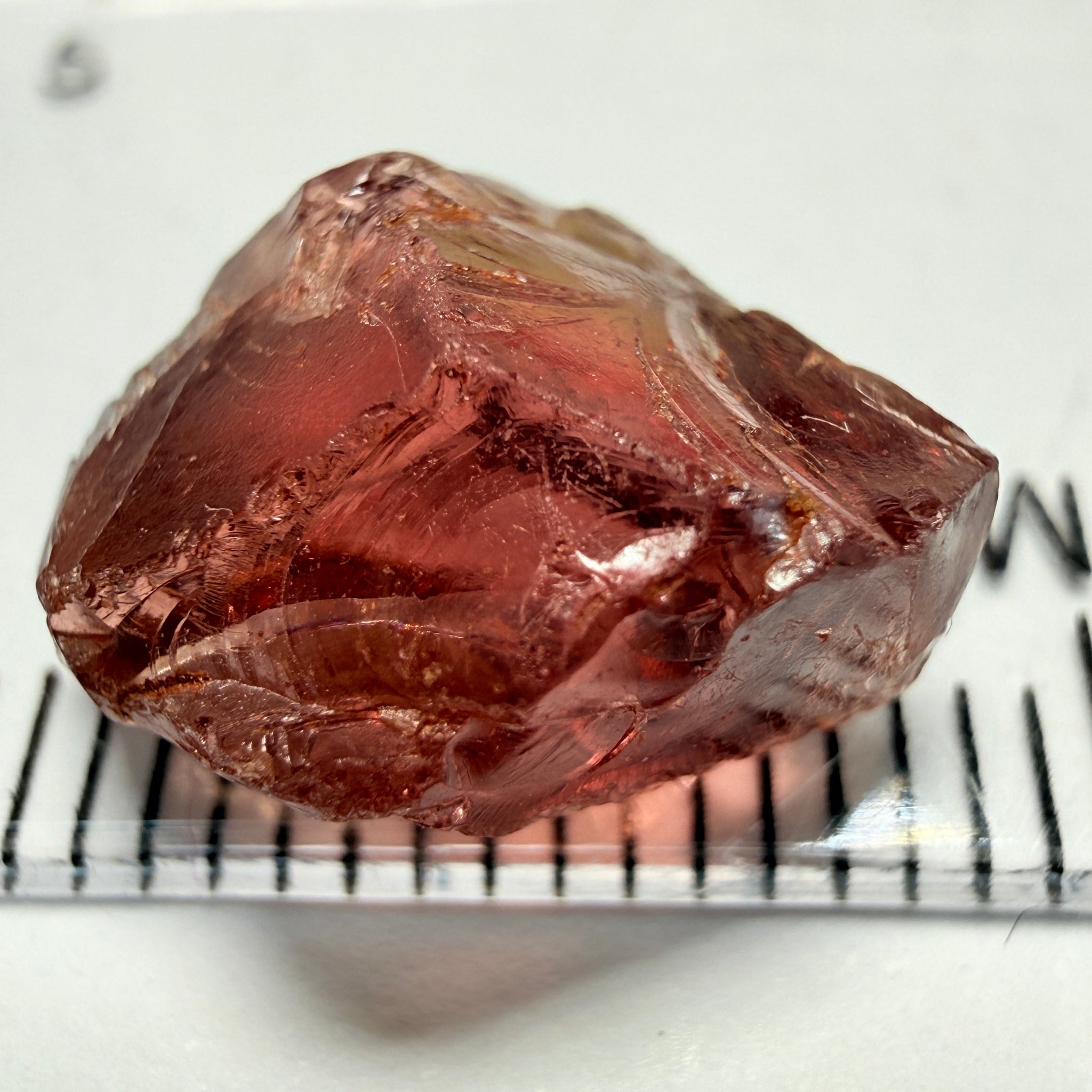 Umba Garnet, 6.90ct, Umba Valley, Tanzania, Untreated Unheated, vvs-if but flattish shape, see side pictures