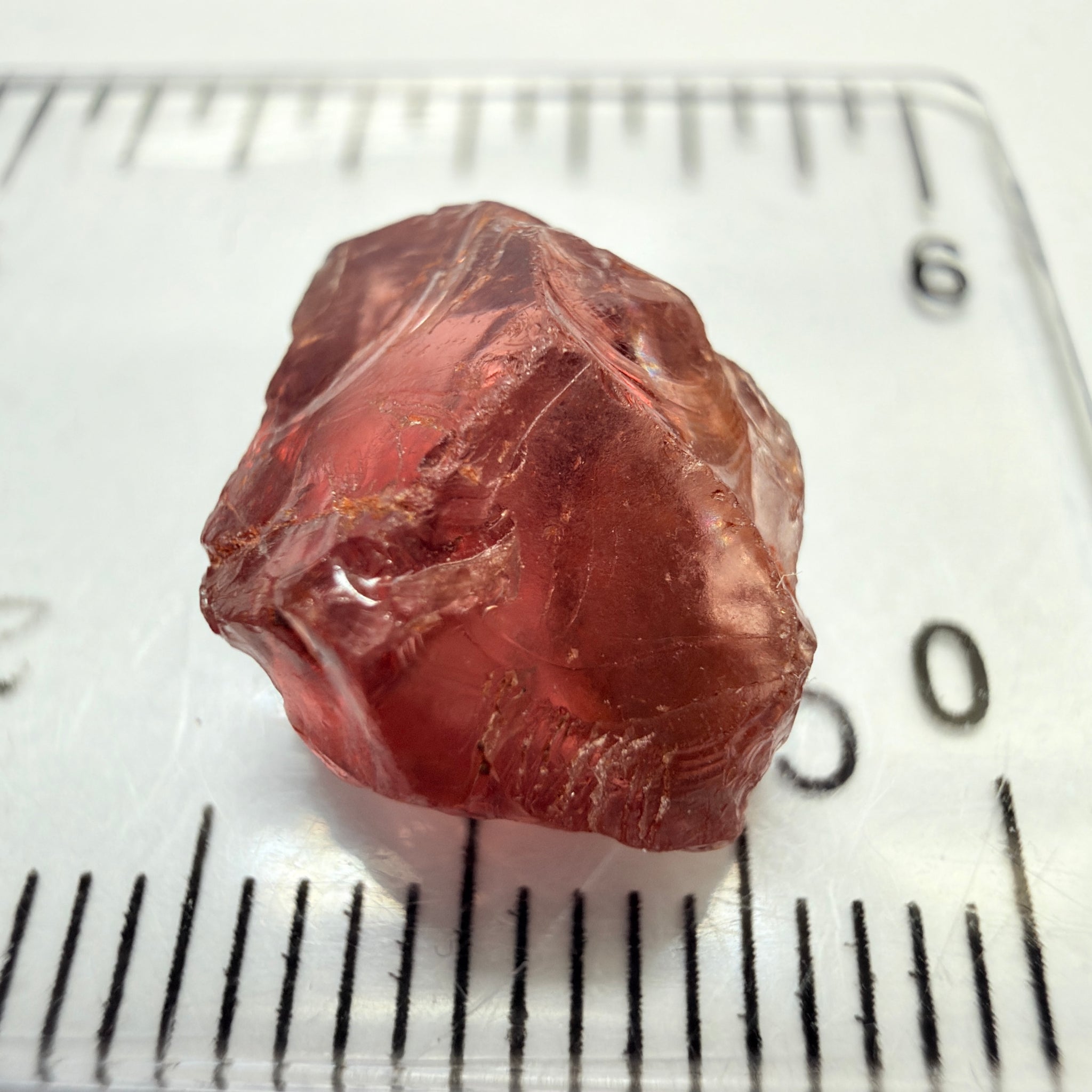 Umba Garnet, 6.90ct, Umba Valley, Tanzania, Untreated Unheated, vvs-if but flattish shape, see side pictures