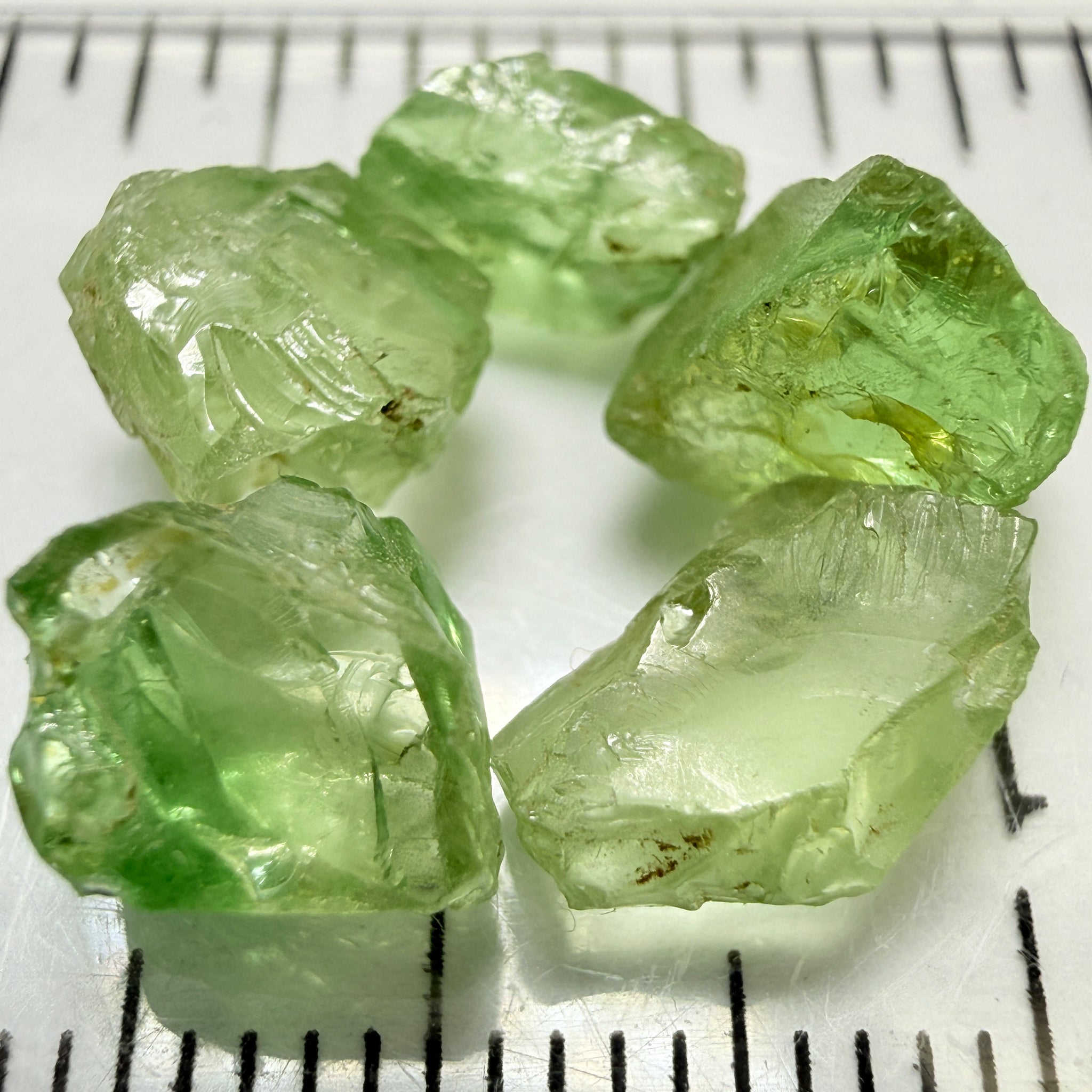 Tsavorite Garnet Lot, 11.19ct, Tanzania, Untreated Unheated, included stones