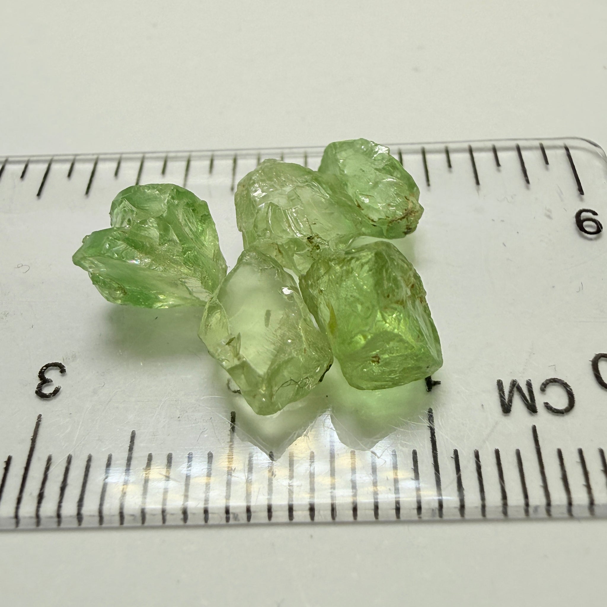 Tsavorite Garnet Lot, 11.19ct, Tanzania, Untreated Unheated, included stones