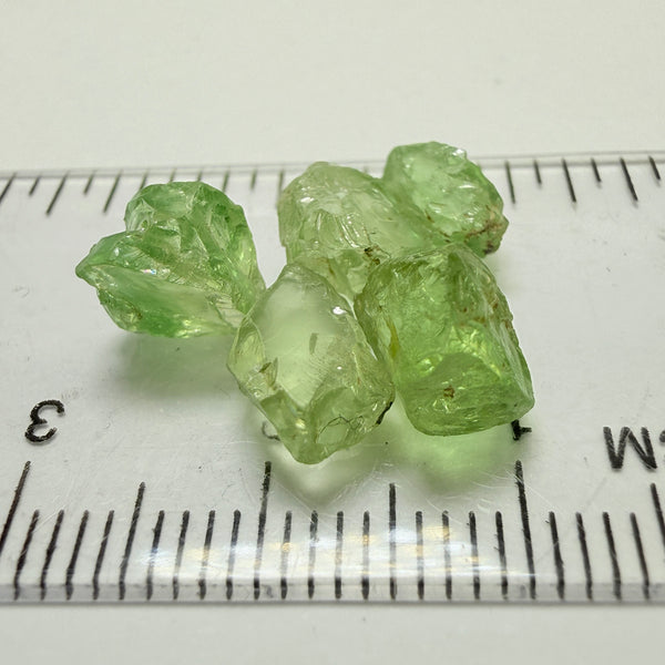 Tsavorite Garnet Lot, 11.19ct, Tanzania, Untreated Unheated, included stones