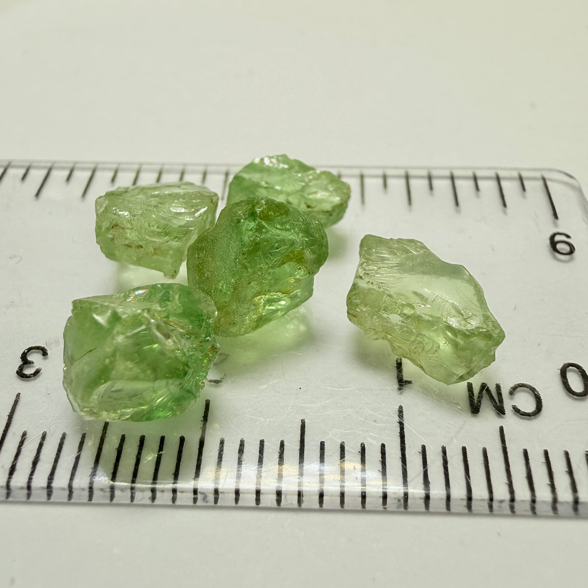 Tsavorite Garnet Lot, 11.19ct, Tanzania, Untreated Unheated, included stones