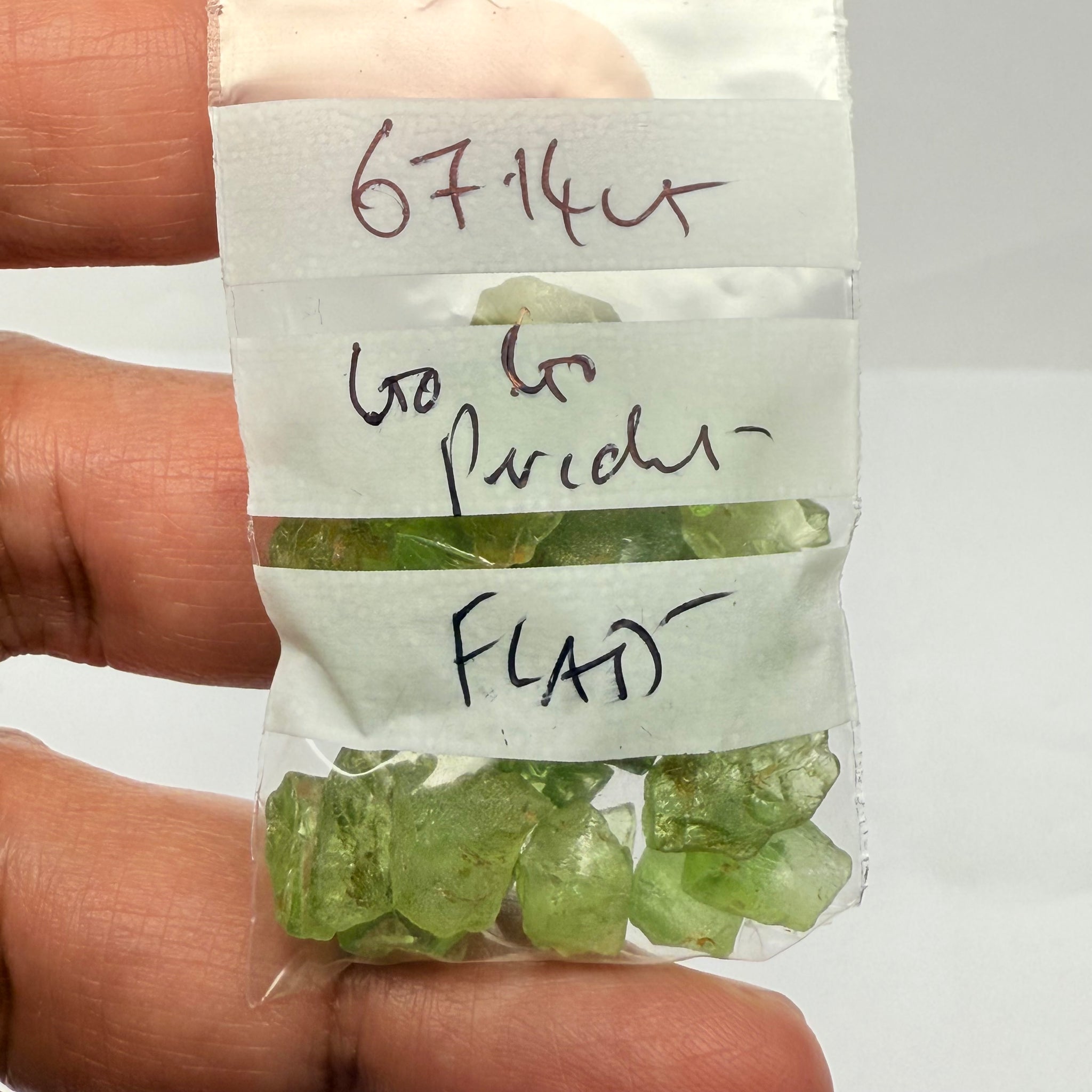 GoGo Peridot Lot, 67.14ct, Mined by the Wa GoGo tribe in Tanzania, Untreated Unheated, Bright Apple Green, FLAT SHAPES - too flat to facet according to me but you can try, or use them in jewellery as is