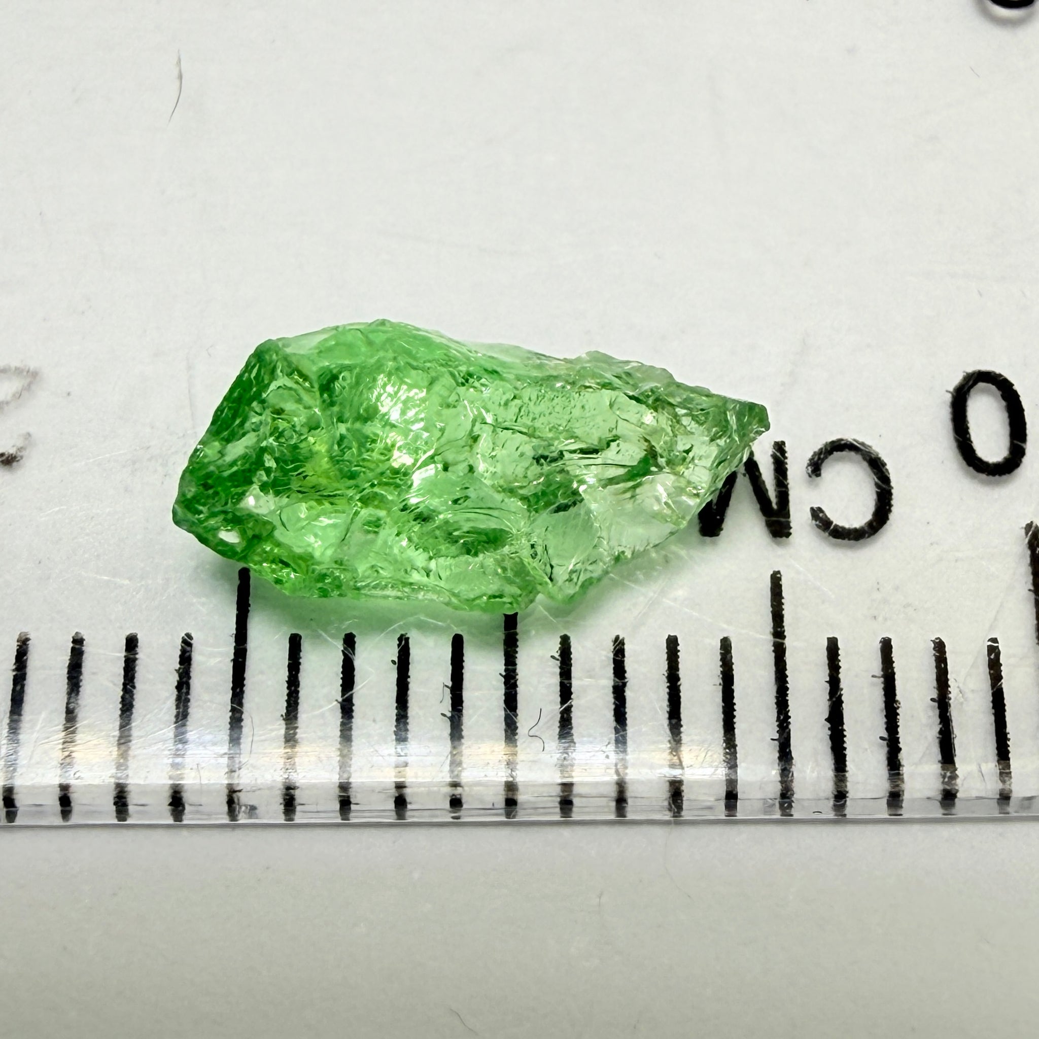 Tsavorite, 1.42ct, Tanzania, Untreated Unheated, slight veils