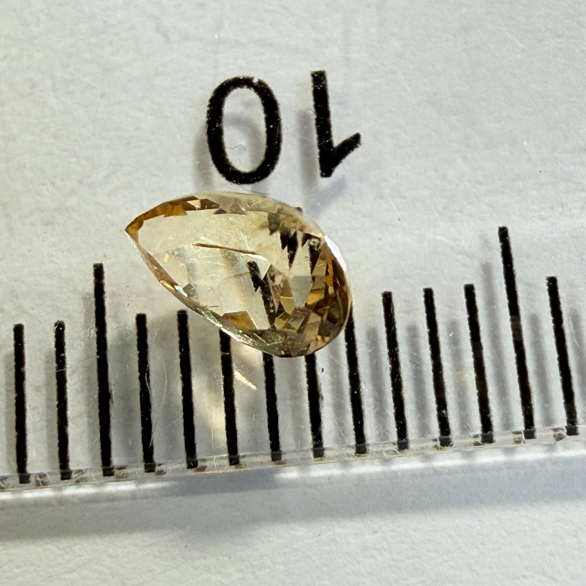 Yellow Grossular Garnet, 0.47ct, Merelani, Tanzania, Untreated Unheated
