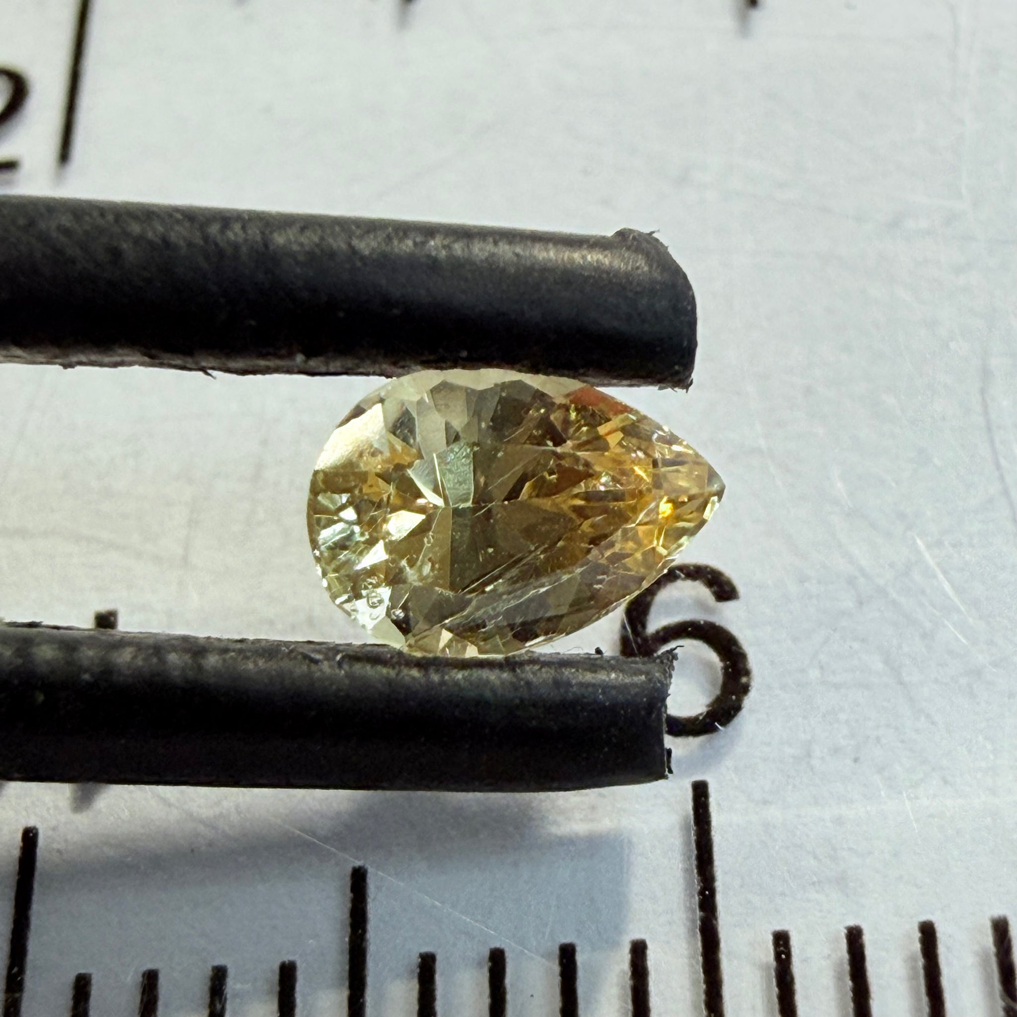 Yellow Grossular Garnet, 0.47ct, Merelani, Tanzania, Untreated Unheated