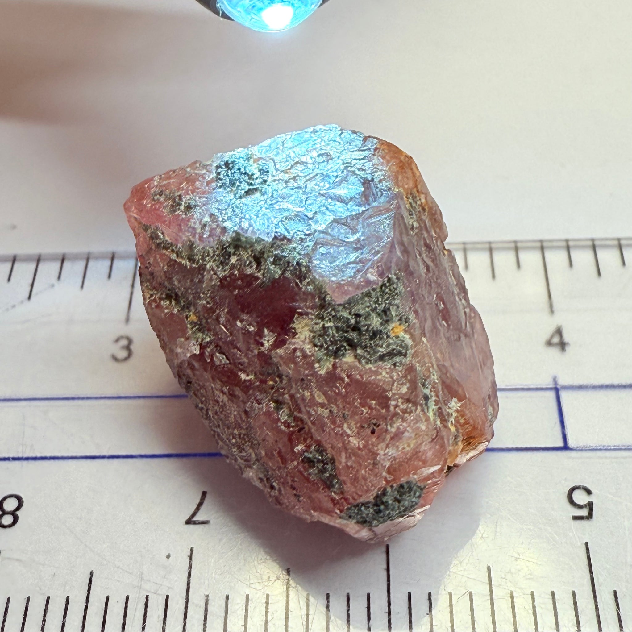 Winza Sapphire Crystal, 46.90ct, Winza, Tanzania, Untreated Unheated