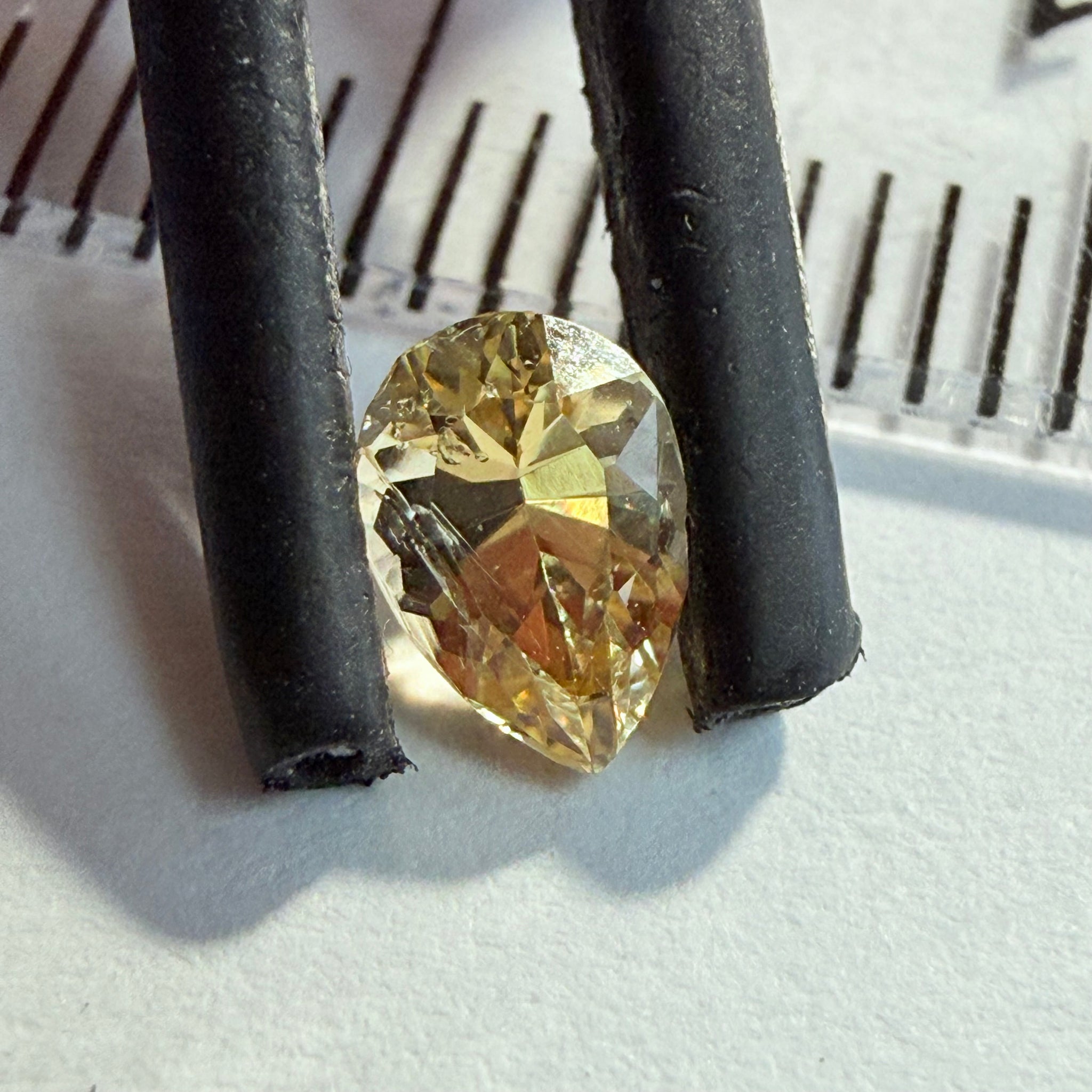 Yellow Grossular Garnet, 0.47ct, Merelani, Tanzania, Untreated Unheated
