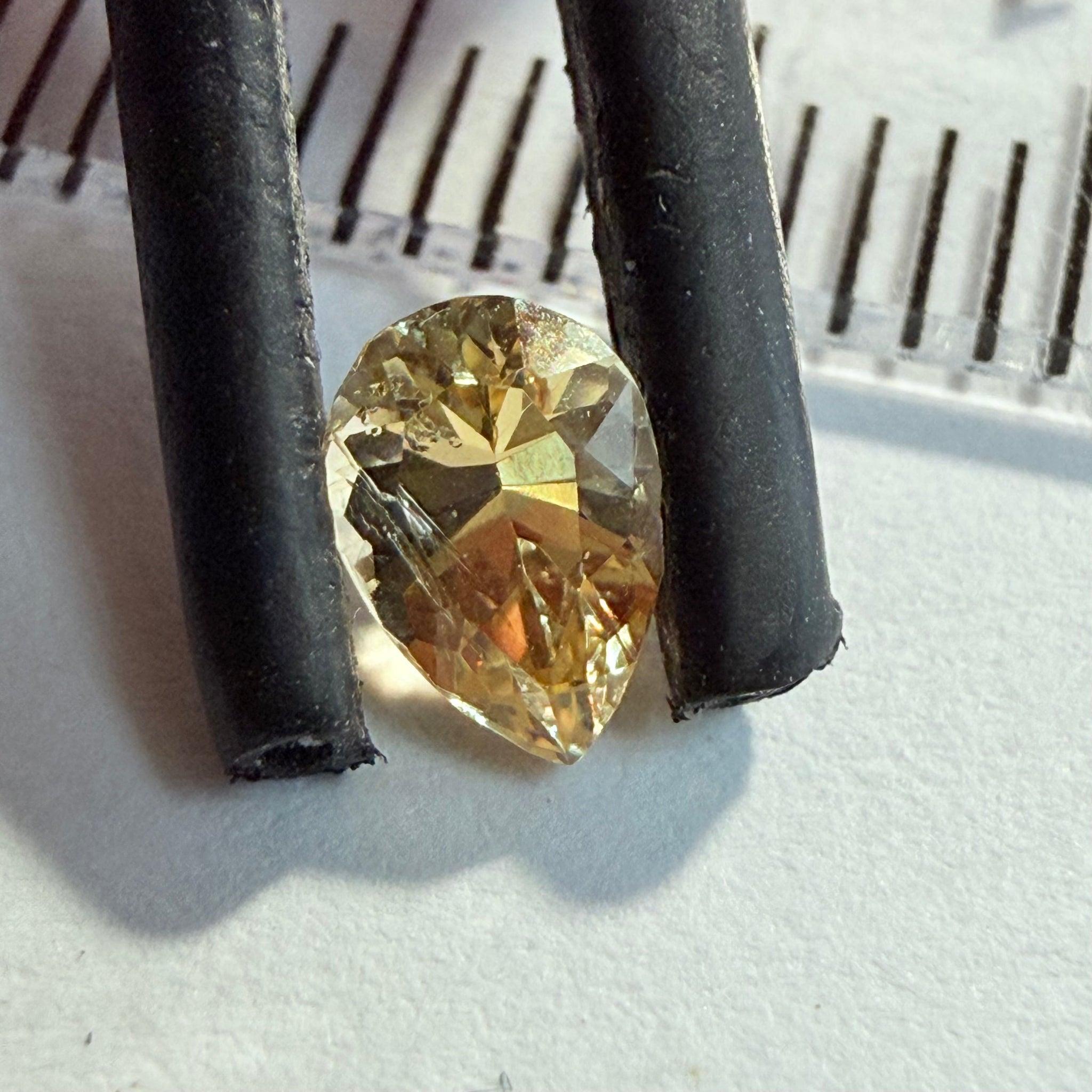 Yellow Grossular Garnet, 0.47ct, Merelani, Tanzania, Untreated Unheated