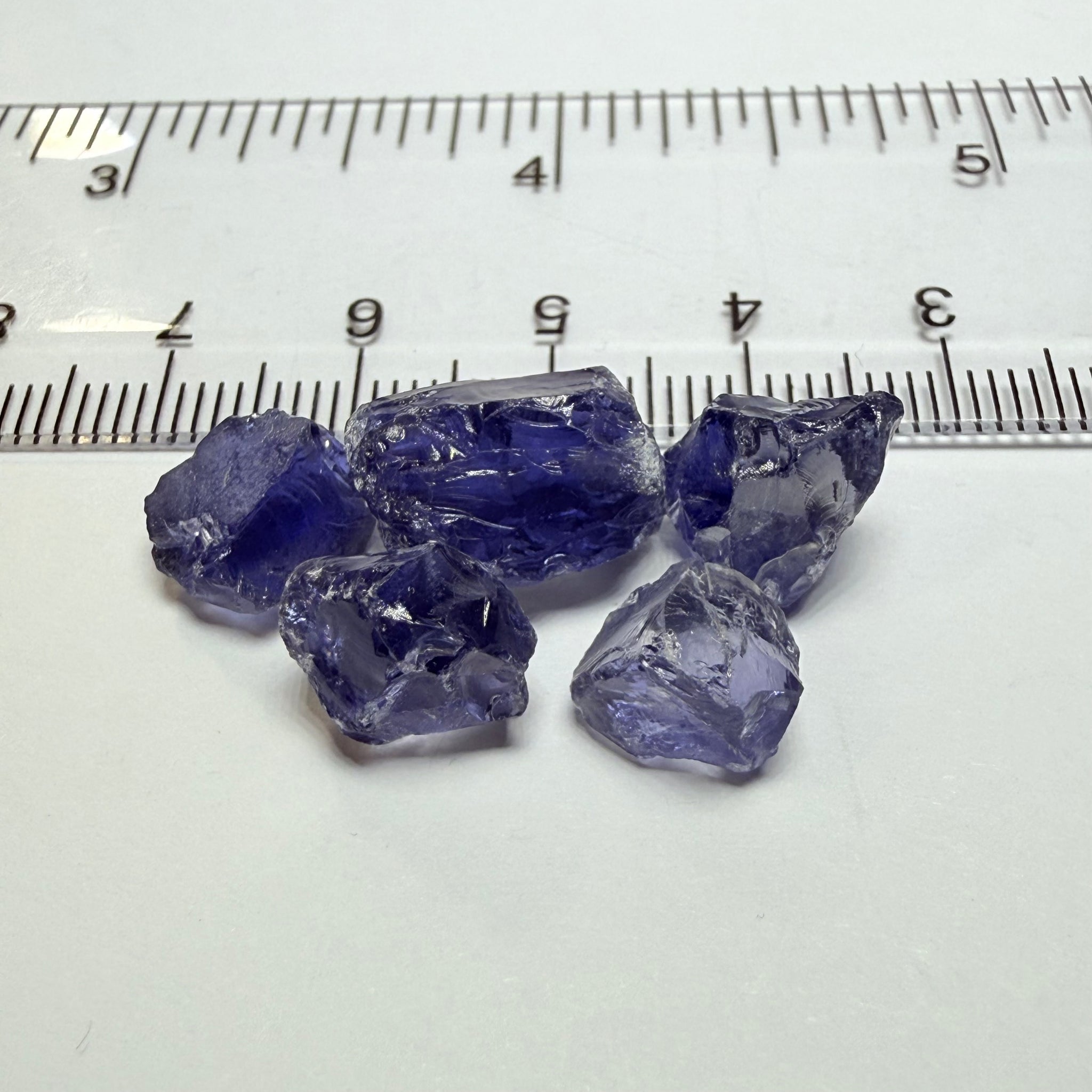 Iolite Lot, 23.10ct, Babati, Tanzania, Untreated Unheated, 3.31ct-7.66ct, vvs-if