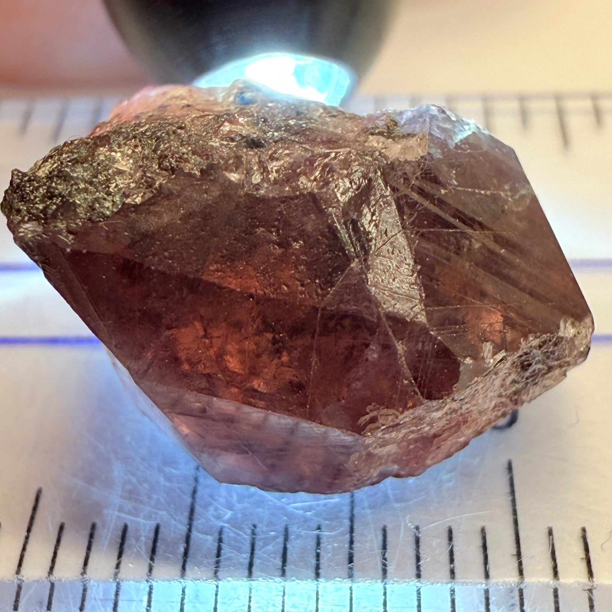 Winza Sapphire Crystal, 24.39ct, Winza, Tanzania, Untreated Unheated