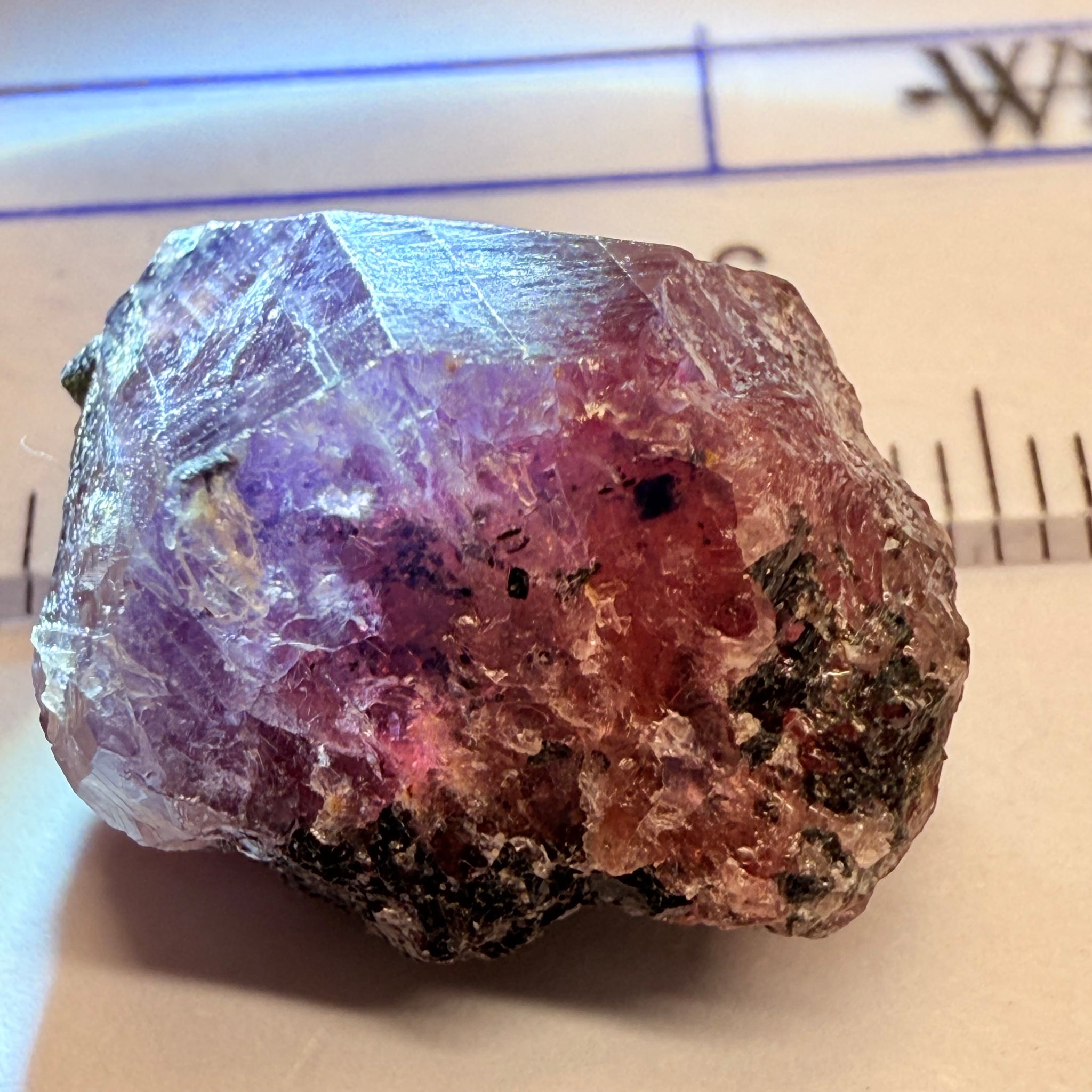 Winza Sapphire Crystal, 24.39ct, Winza, Tanzania, Untreated Unheated