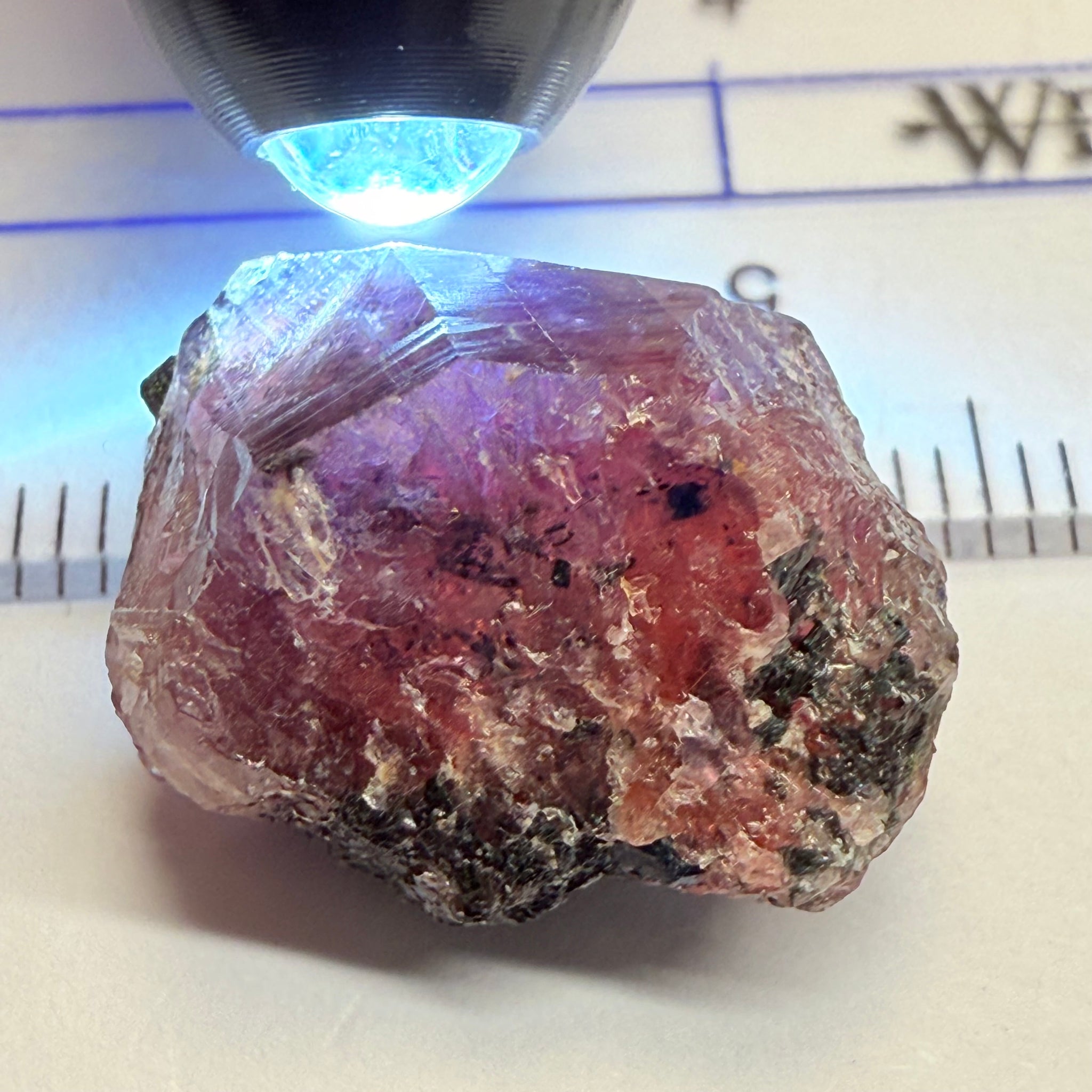 Winza Sapphire Crystal, 24.39ct, Winza, Tanzania, Untreated Unheated