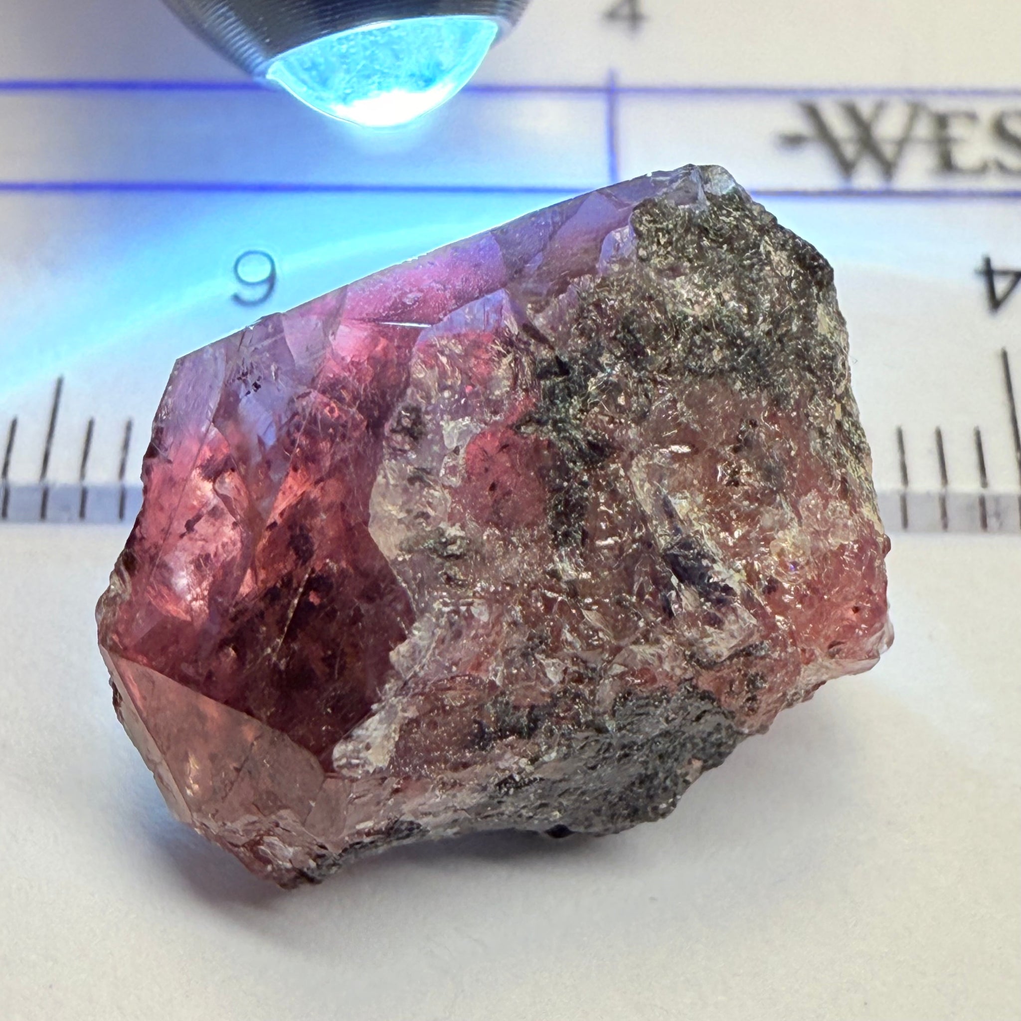 Winza Sapphire Crystal, 24.39ct, Winza, Tanzania, Untreated Unheated