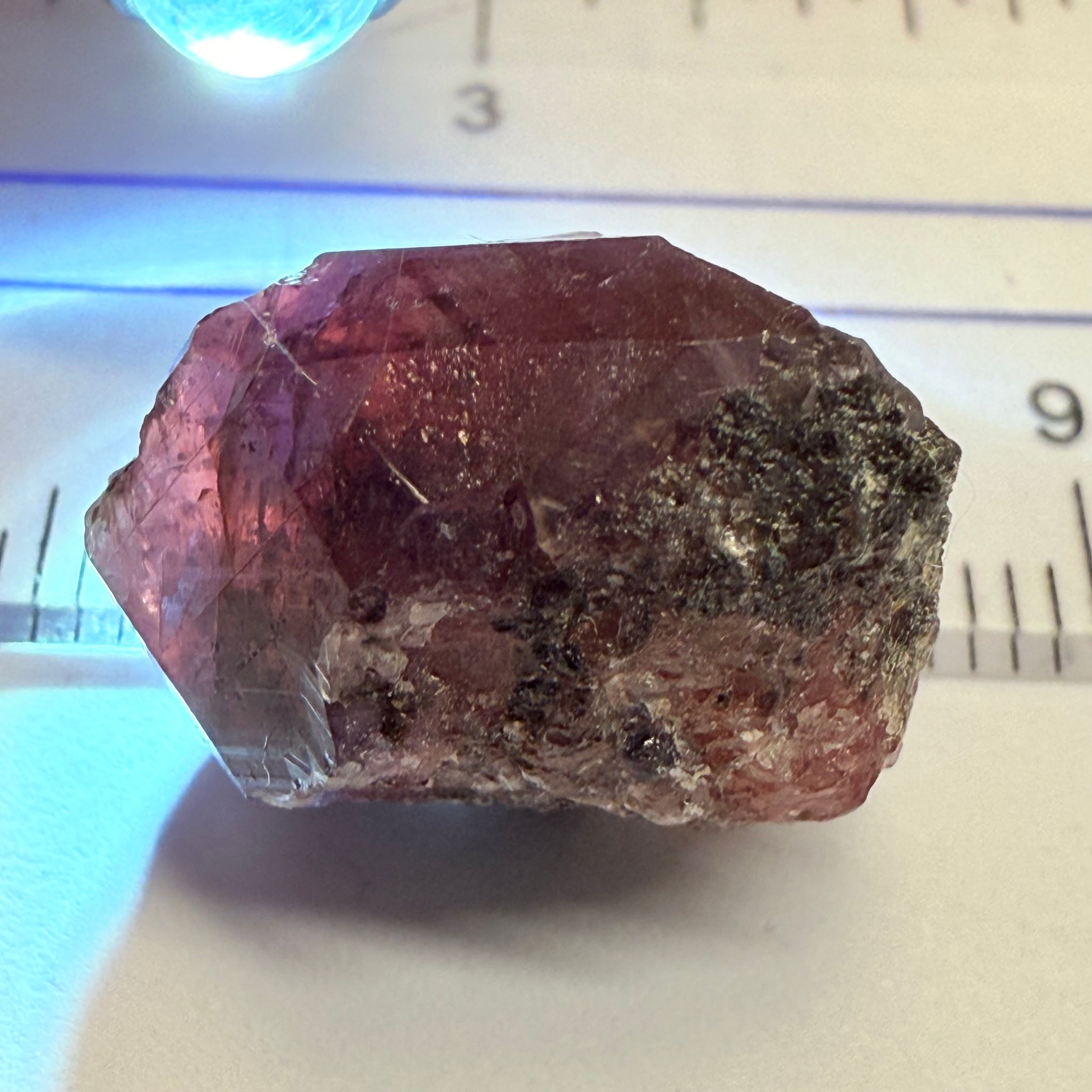 Winza Sapphire Crystal, 24.39ct, Winza, Tanzania, Untreated Unheated