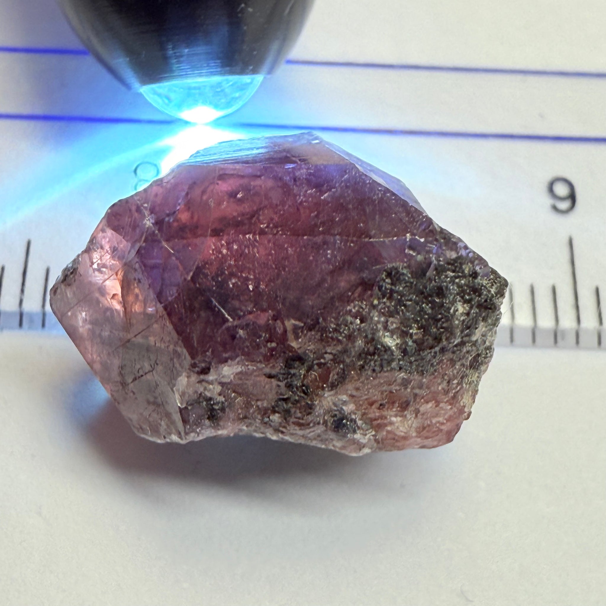 Winza Sapphire Crystal, 24.39ct, Winza, Tanzania, Untreated Unheated