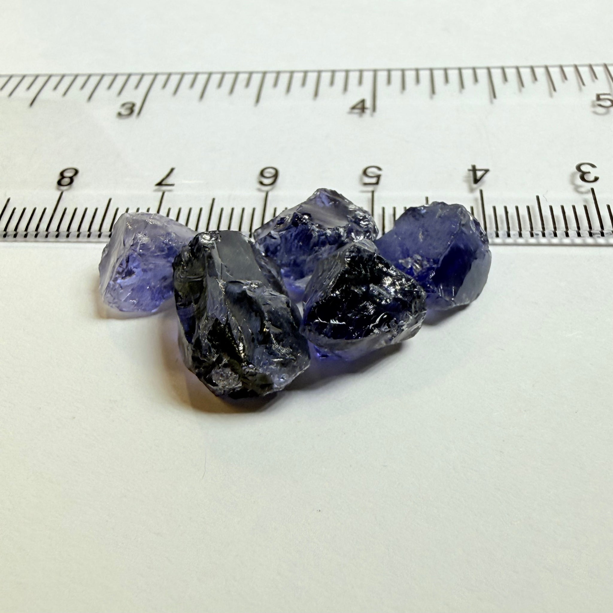 Iolite Lot, 23.10ct, Babati, Tanzania, Untreated Unheated, 3.31ct-7.66ct, vvs-if