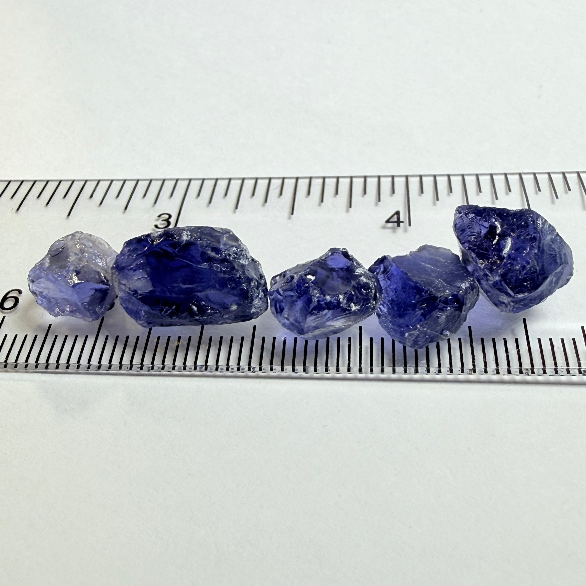 Iolite Lot, 23.10ct, Babati, Tanzania, Untreated Unheated, 3.31ct-7.66ct, vvs-if