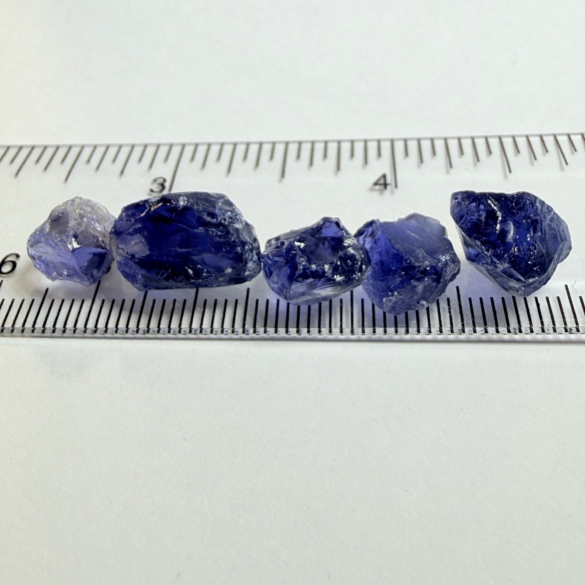 Iolite Lot, 23.10ct, Babati, Tanzania, Untreated Unheated, 3.31ct-7.66ct, vvs-if