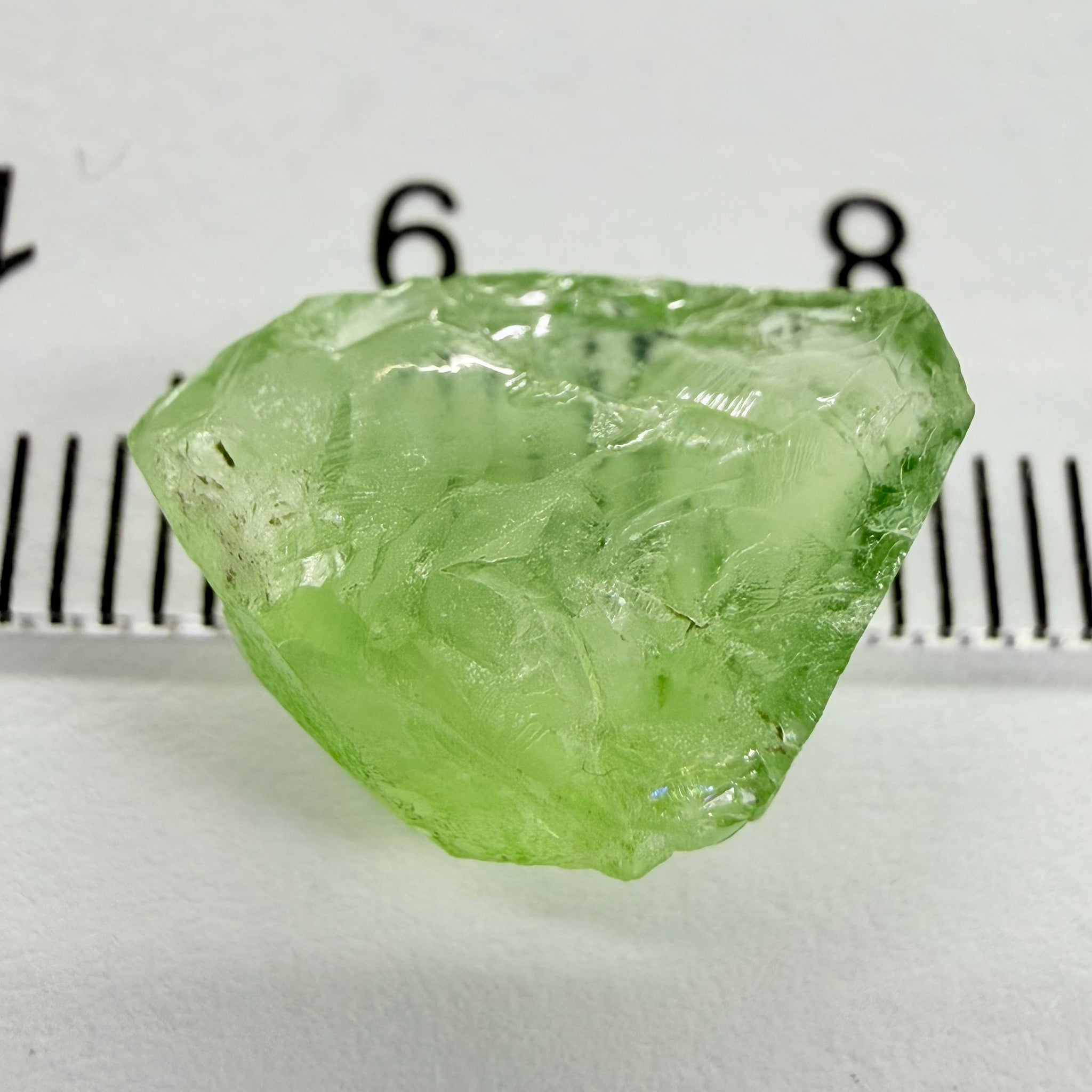 Diopside, 6.35ct, Merelani, Tanzania, Untreated Unheated, vvs-if, flattish shape, see pics
