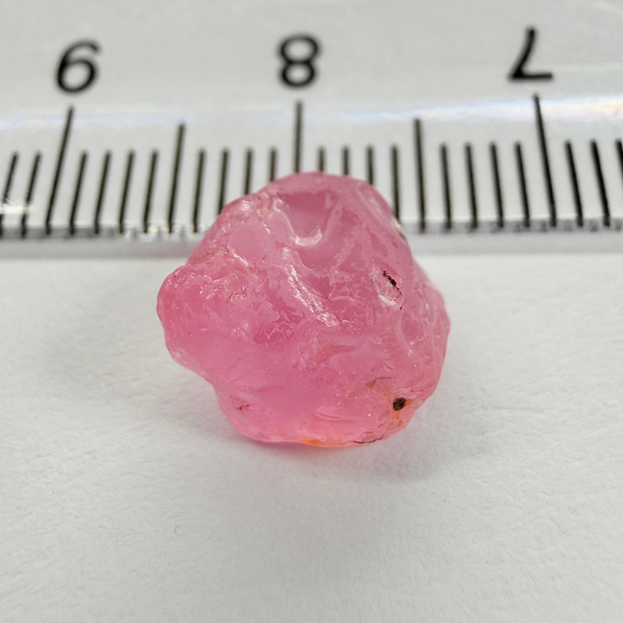 Pink Spinel, 4.68ct, Tanzania, Untreated Unheated, no inclusions, just silky