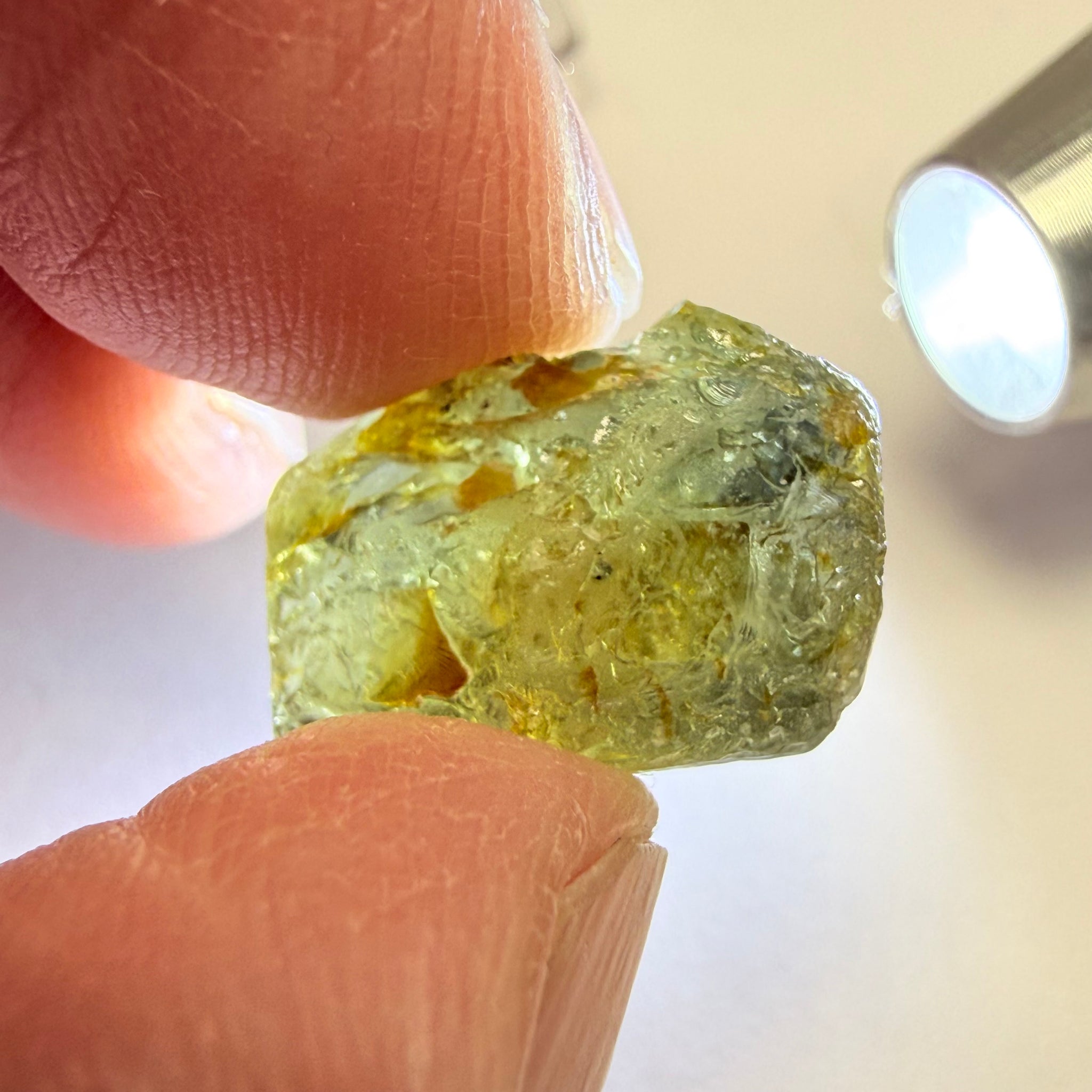 Umba Sapphire, 20.99ct, Umba, Tanzania, Untreated Unheated, cab grade rough or Cobb to remove gemmy but slightly included pieces, fractures inside, see the backlit photos showing the fractures