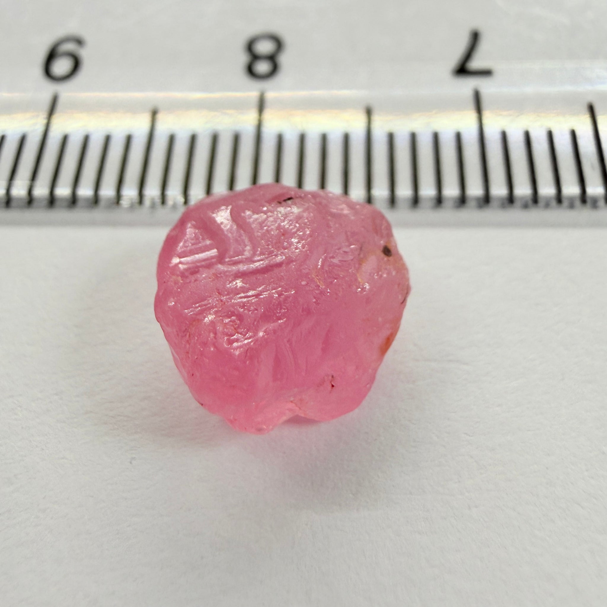 Pink Spinel, 4.68ct, Tanzania, Untreated Unheated, no inclusions, just silky