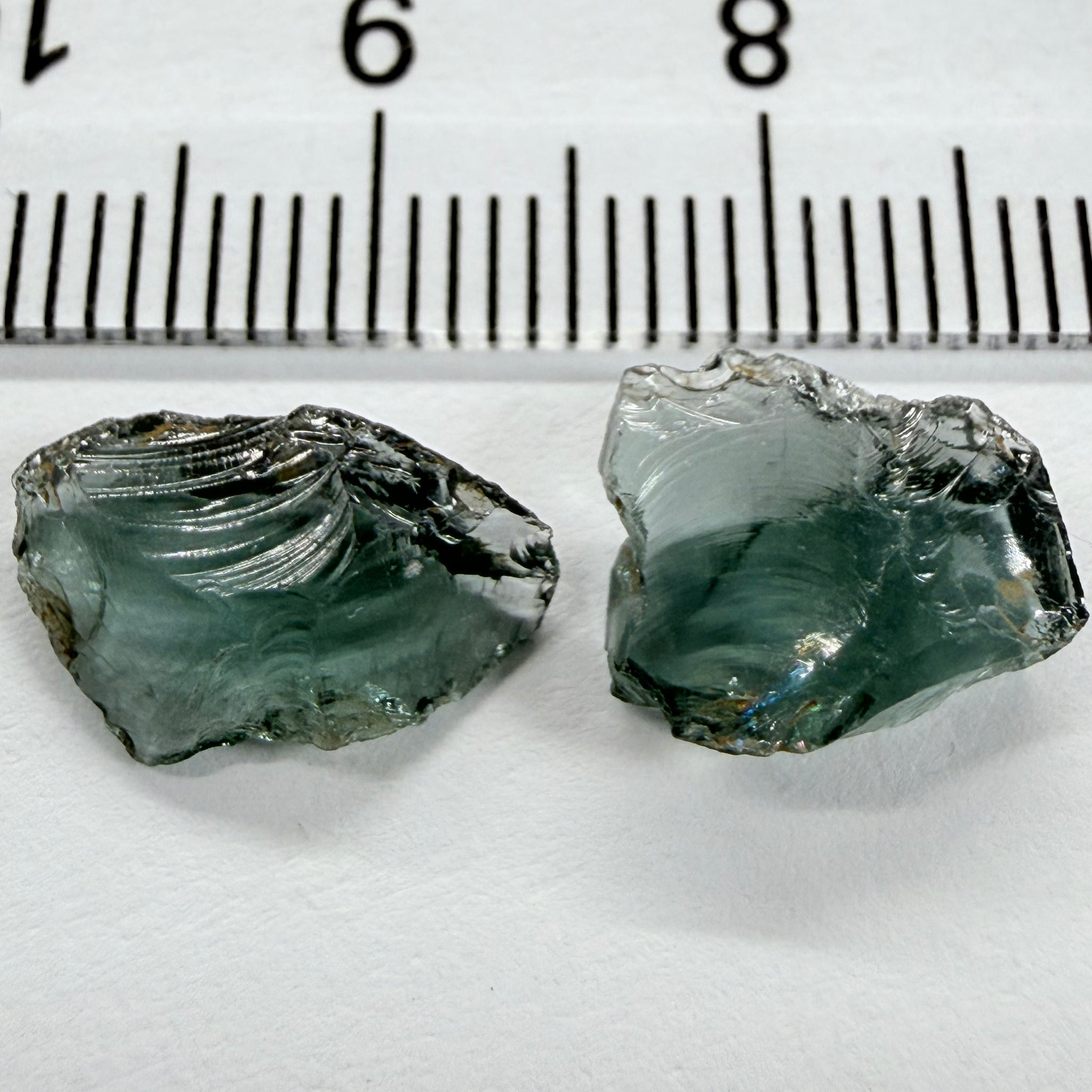 Spinel, 1.93ct and 2.33ct stones, flat shapes, Tanzania, Untreated Unheated, great for setting as is into jewellery, vvs-if
