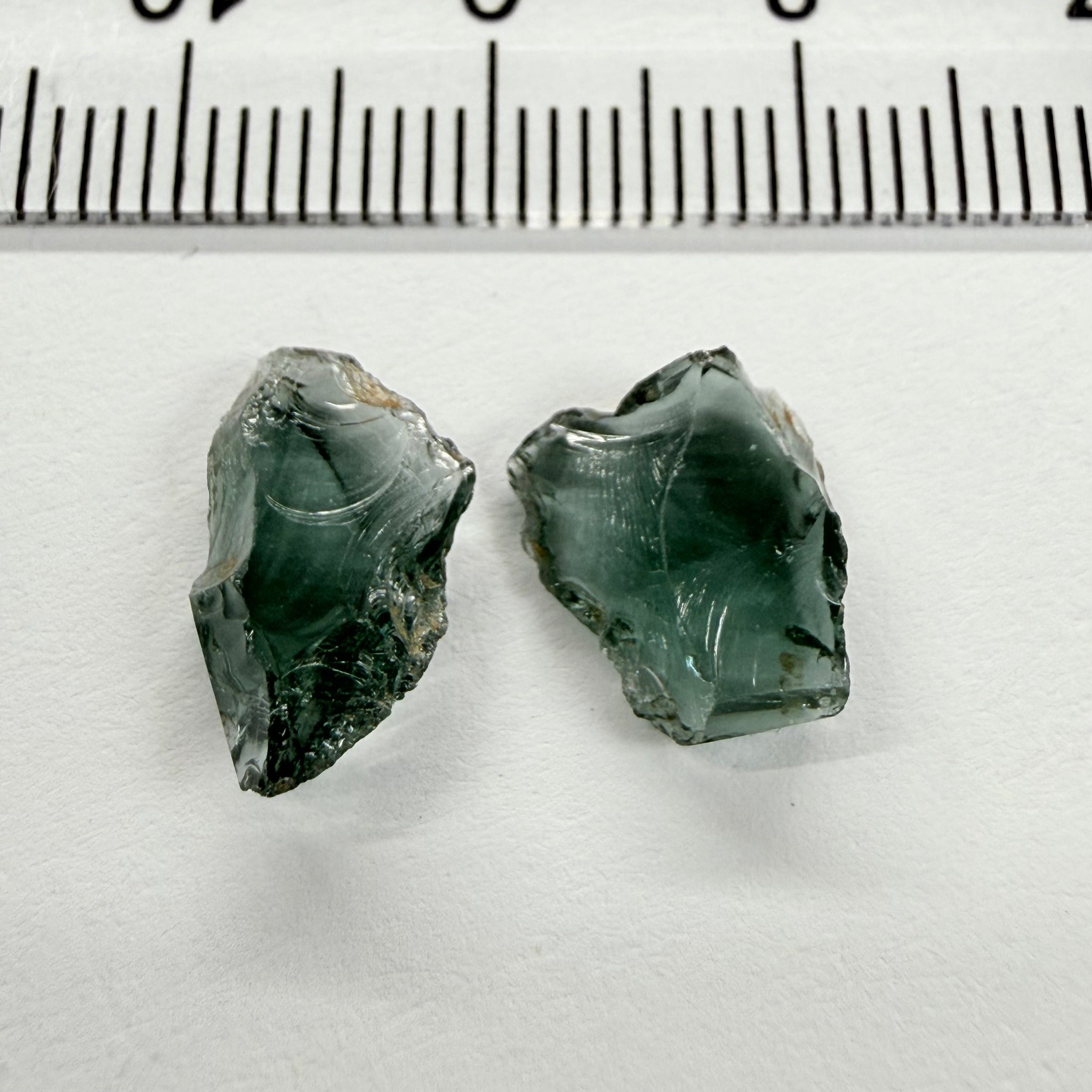 Spinel, 1.93ct and 2.33ct stones, flat shapes, Tanzania, Untreated Unheated, great for setting as is into jewellery, vvs-if