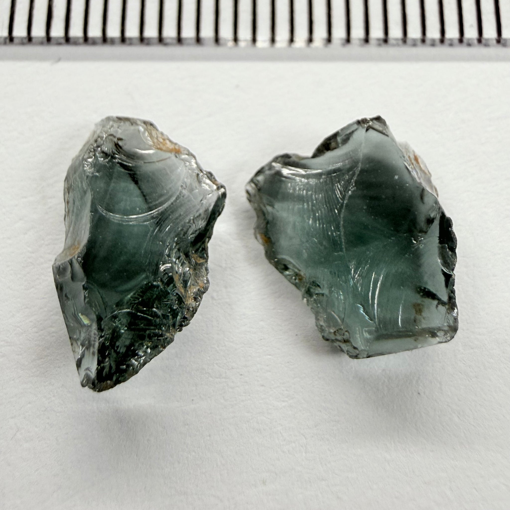 Spinel, 1.93ct and 2.33ct stones, flat shapes, Tanzania, Untreated Unheated, great for setting as is into jewellery, vvs-if