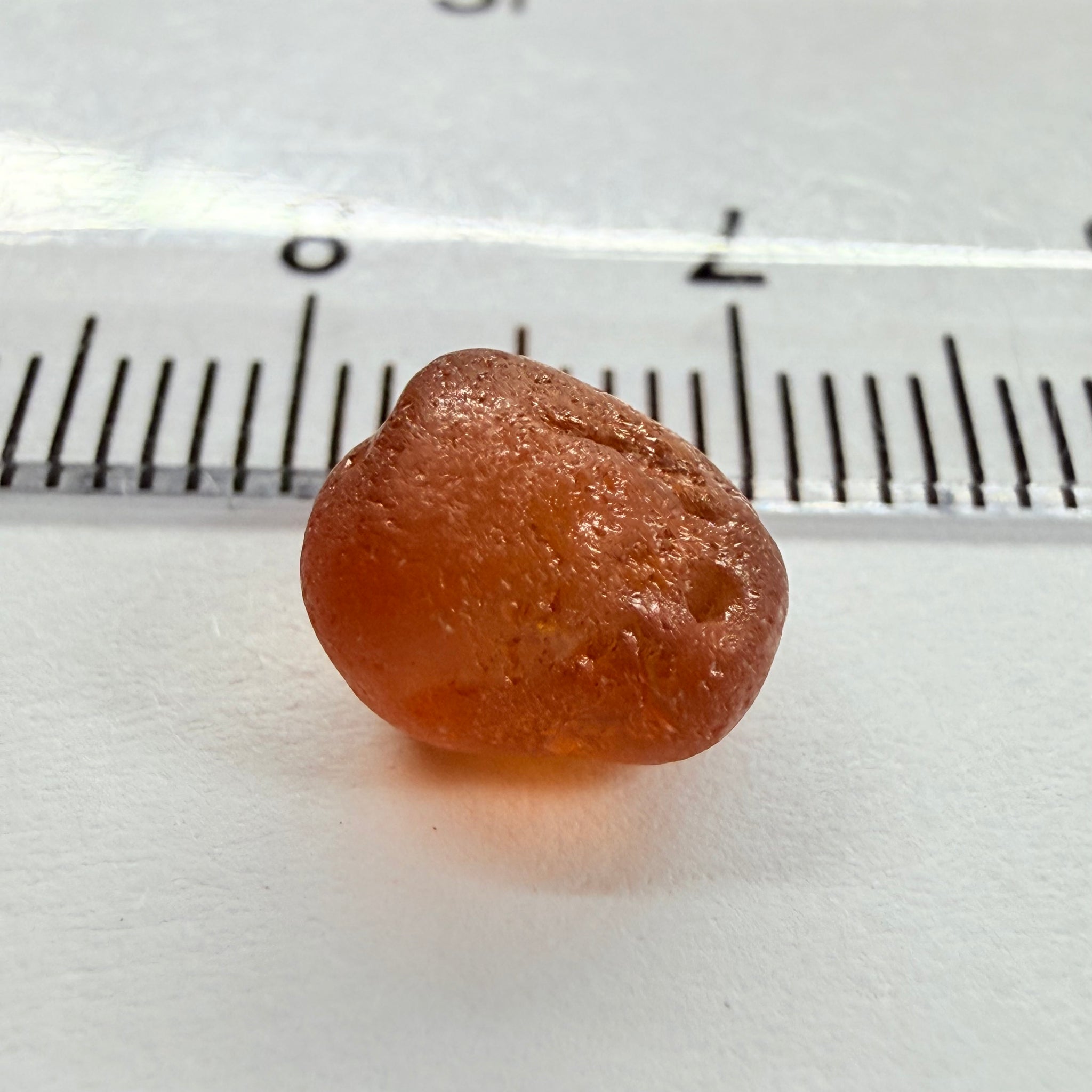 Orange Garnet, 4.00ct, Tanzania, Untreated Unheated. vvs