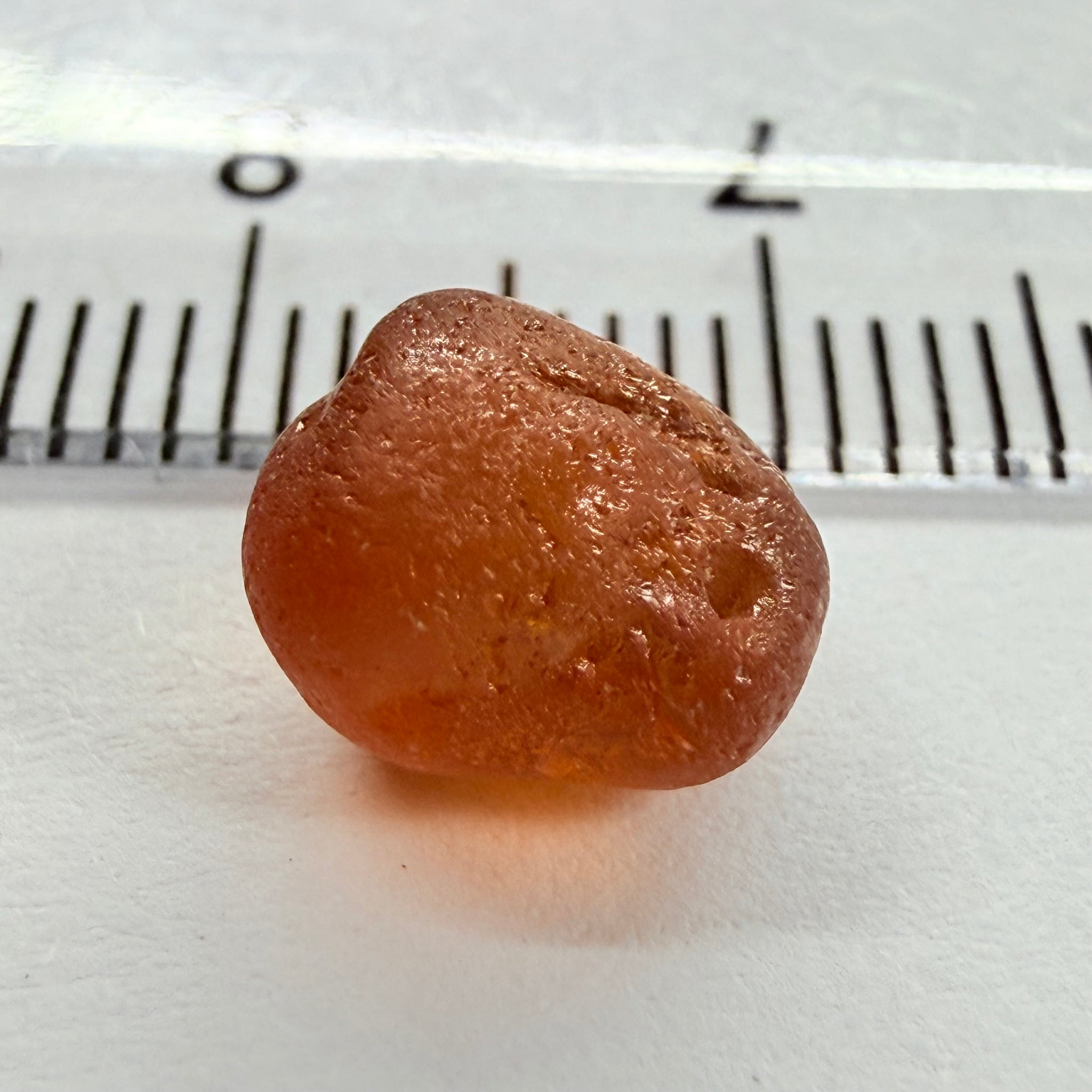 Orange Garnet, 4.00ct, Tanzania, Untreated Unheated. vvs