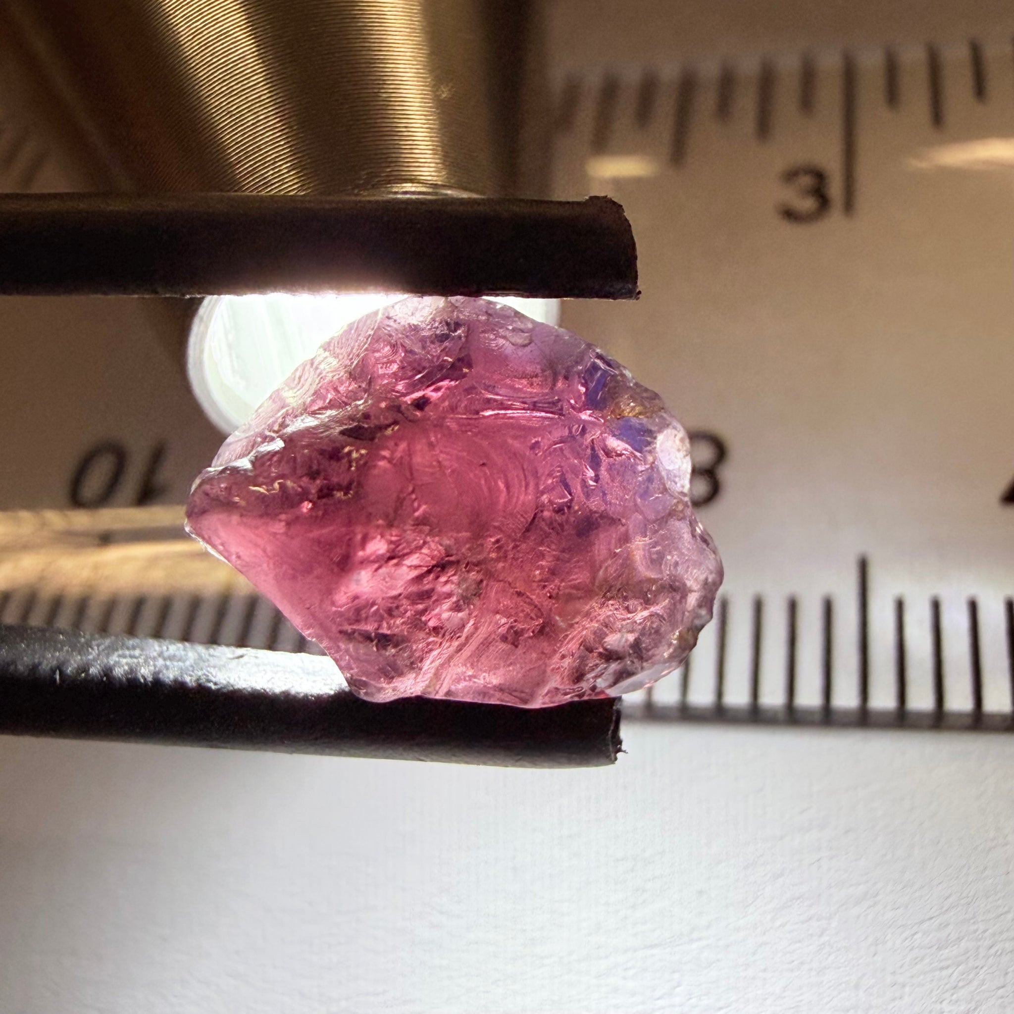 Mahenge Purple Spinel Very Very Dark Stone, 5.56ct, Mahenge, Tanzania, Untreated Unheated. vvs