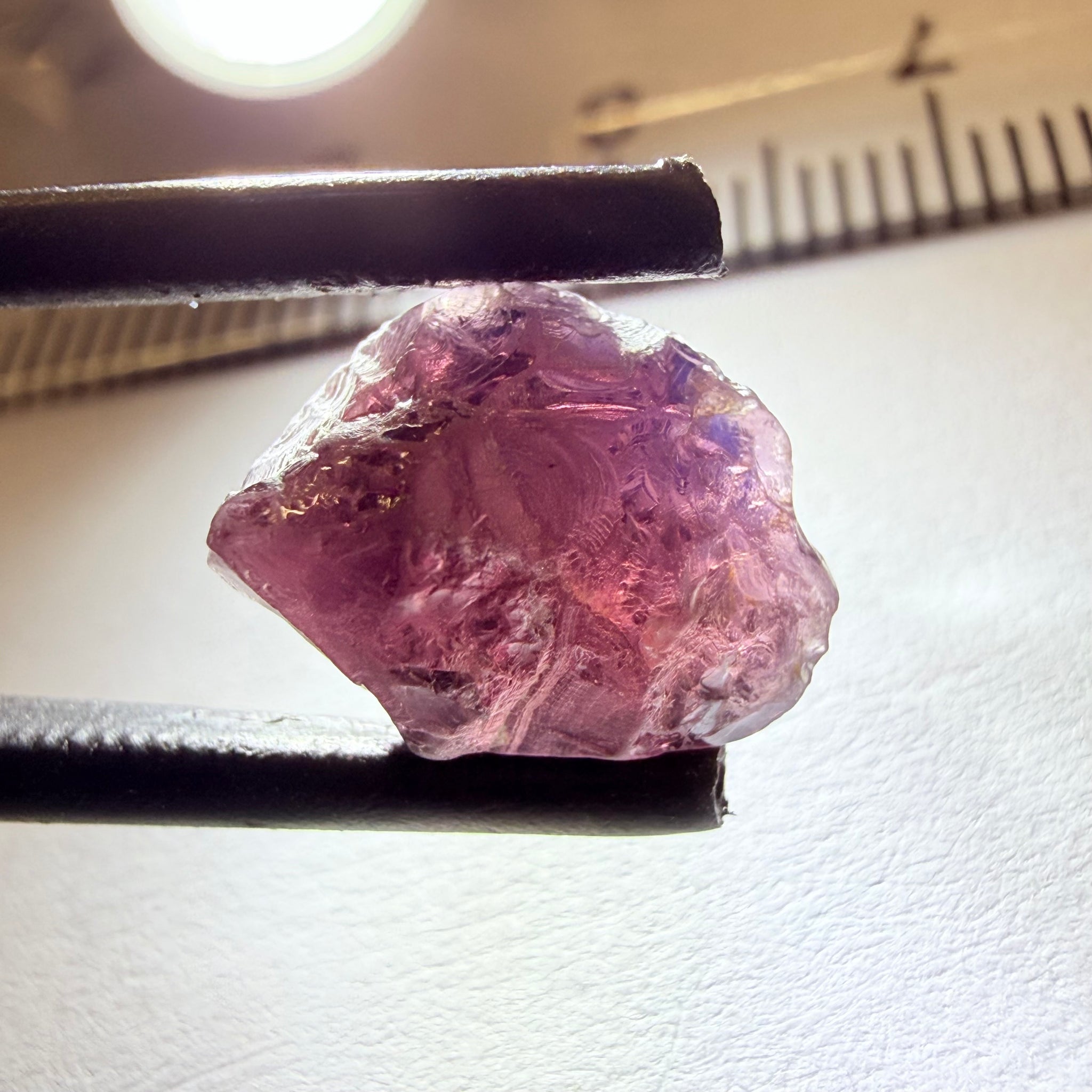 Mahenge Purple Spinel Very Very Dark Stone, 5.56ct, Mahenge, Tanzania, Untreated Unheated. vvs