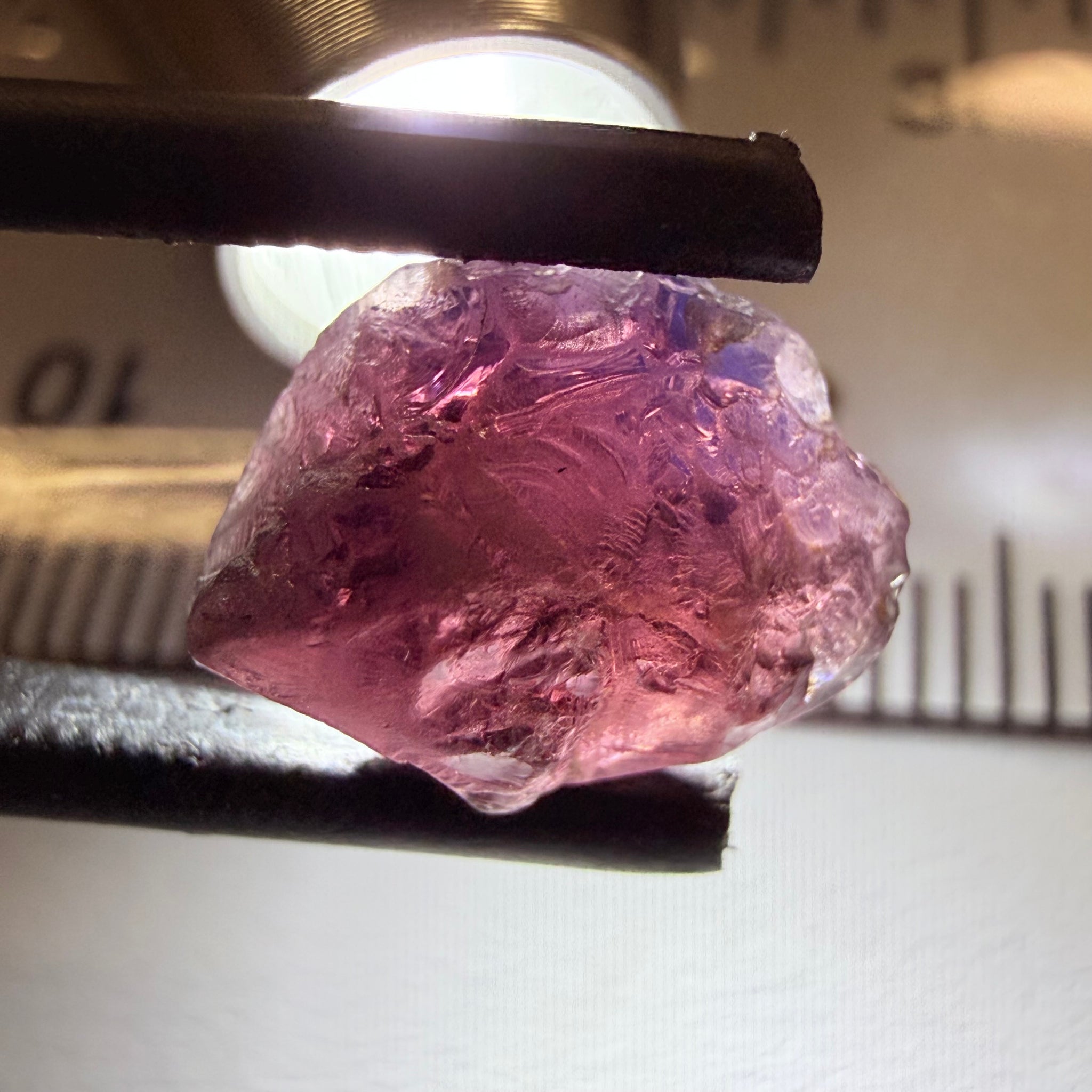 Mahenge Purple Spinel Very Very Dark Stone, 5.56ct, Mahenge, Tanzania, Untreated Unheated. vvs