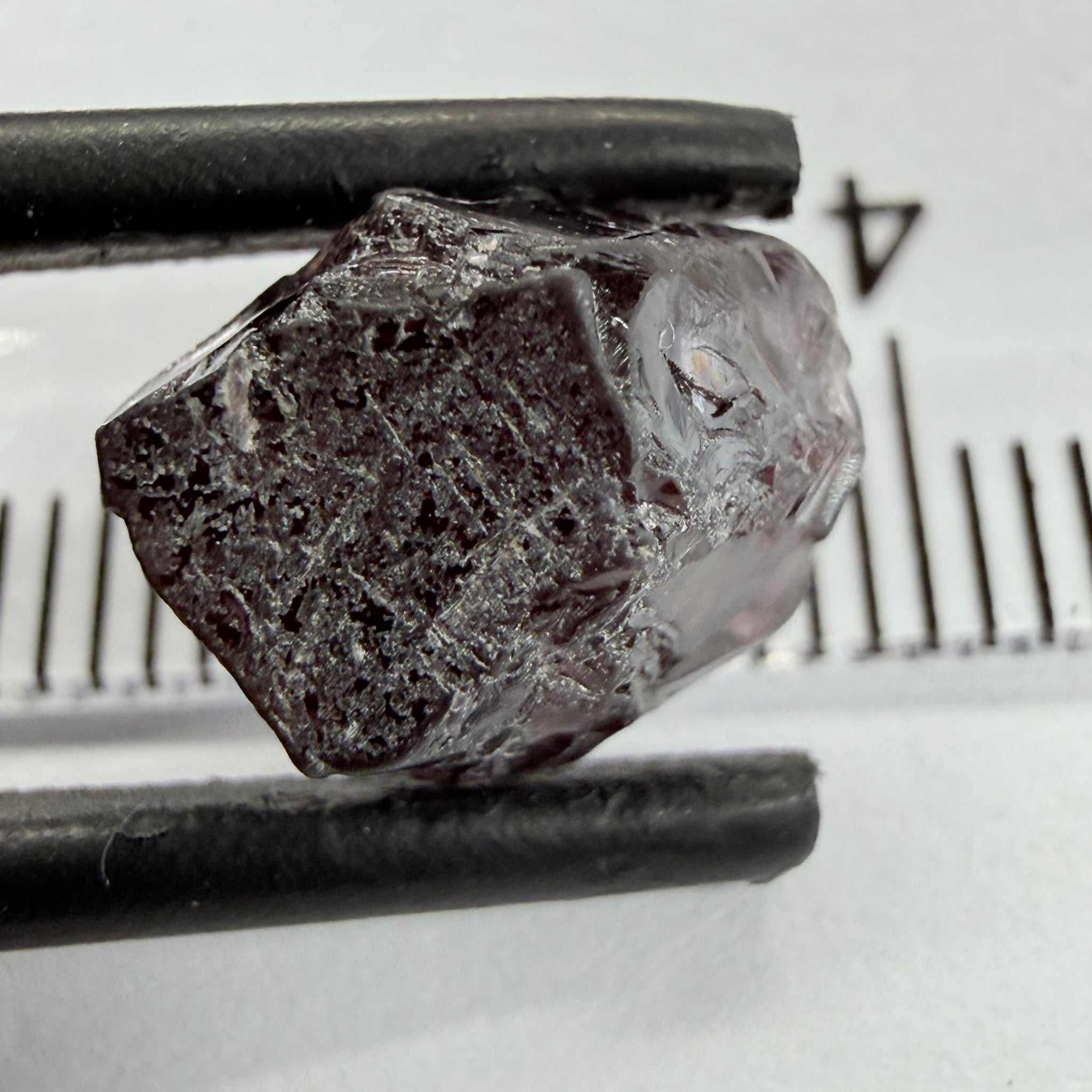 Mahenge Purple Spinel Very Very Dark Stone, 5.56ct, Mahenge, Tanzania, Untreated Unheated. vvs