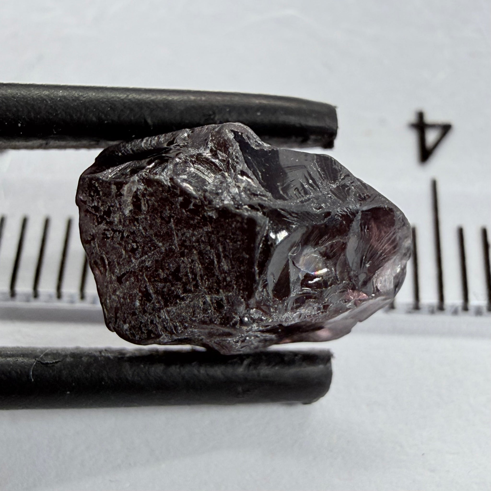 Mahenge Purple Spinel Very Very Dark Stone, 5.56ct, Mahenge, Tanzania, Untreated Unheated. vvs