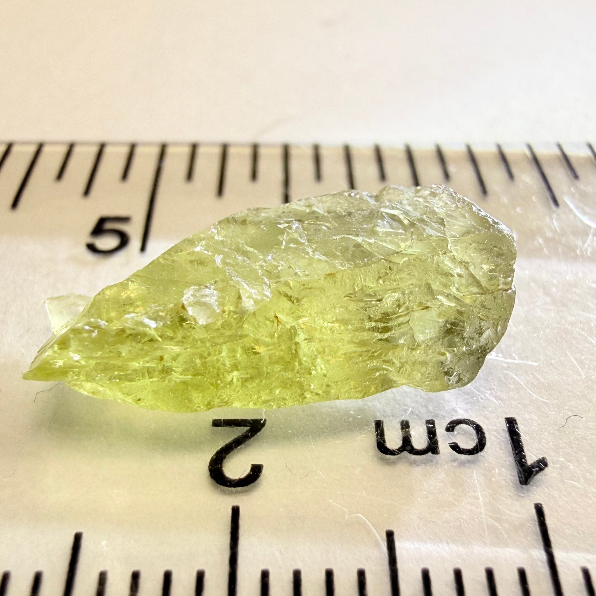Umba Yellow Sapphire, 6.82ct, Umba, Tanzania, Untreated Unheated, flat stone, slightly to moderately included