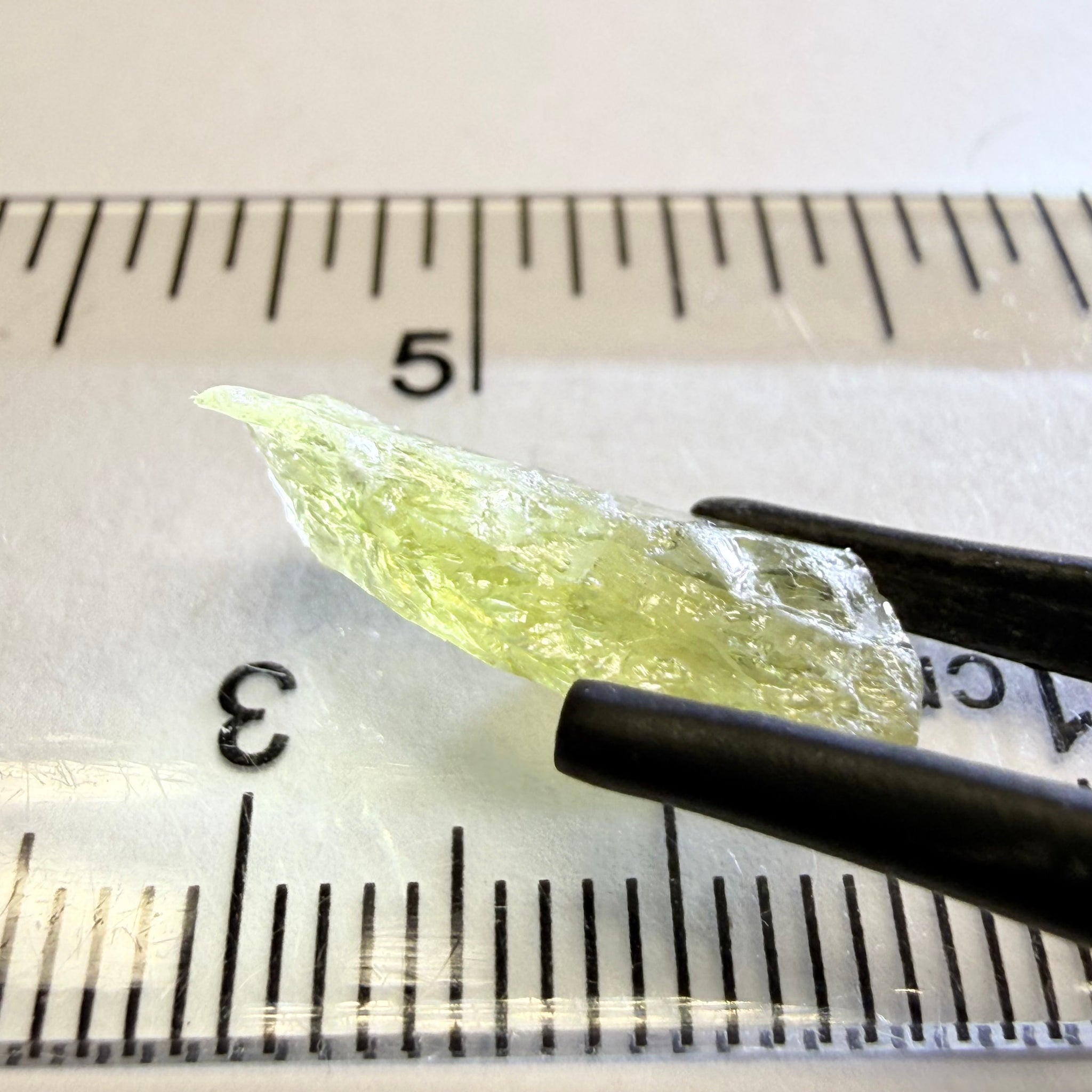 Umba Yellow Sapphire, 6.82ct, Umba, Tanzania, Untreated Unheated, flat stone, slightly to moderately included