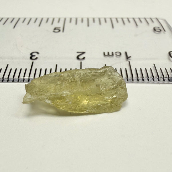 Umba Yellow Sapphire, 6.82ct, Umba, Tanzania, Untreated Unheated, flat stone, slightly to moderately included